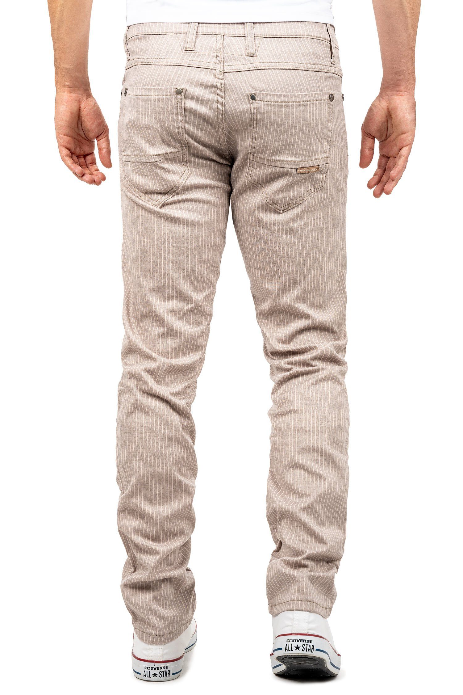 Cipo & Baxx Stoffhose Herren slim günstig online kaufen