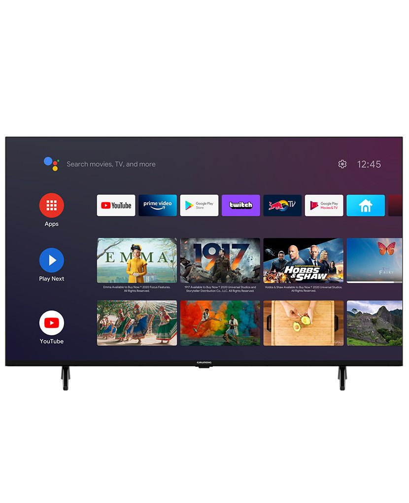 Grundig 55 VOE 73 LED-Fernseher (139 cm/55 Zoll, 4K Ultra HD, Android TV, 4K UHD, Android TV, HDR 10, Bluetooth)