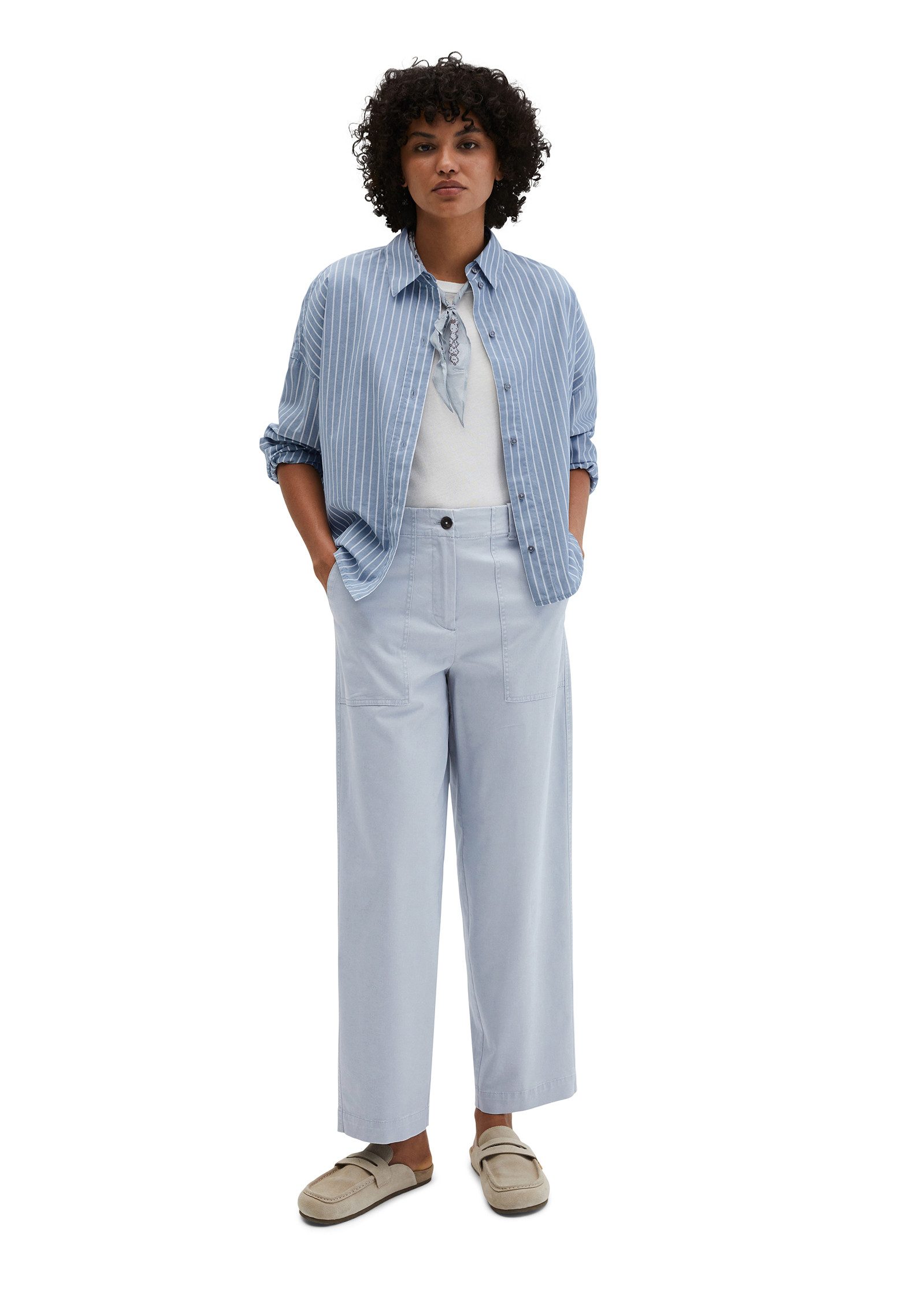 Marc O'Polo Chinohose aus Brushed Cotton Twill – Bild 5 von 5