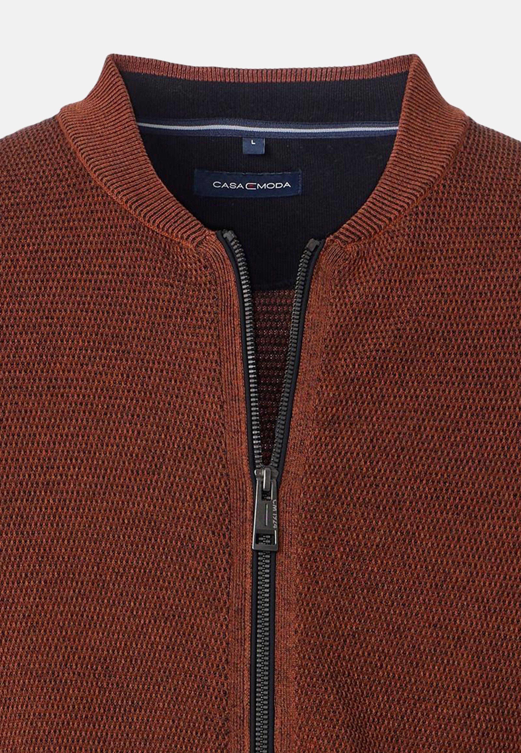 CASAMODA Strickjacke Basic (1-tlg) Strickjacke - Baumwolle - Atmungsaktiv - Natürliches Material