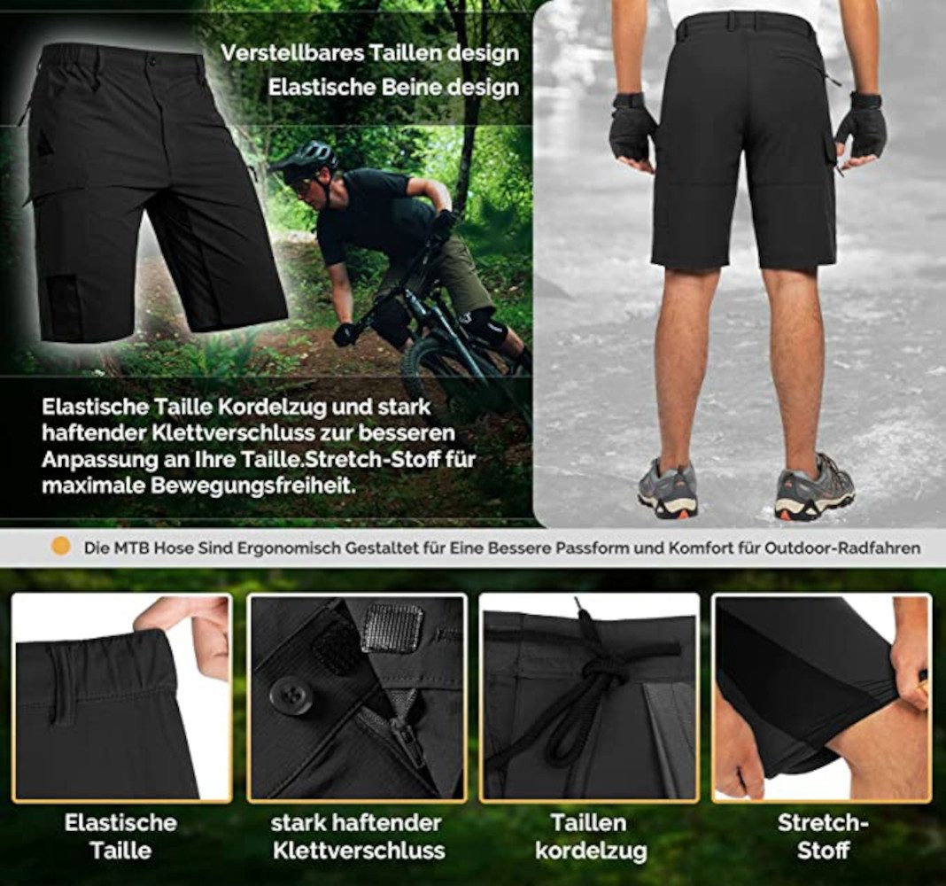 UE Stock Radhose Cycorld MTB Radhose Schnelltrocknende Mountainbike Shorts günstig online kaufen