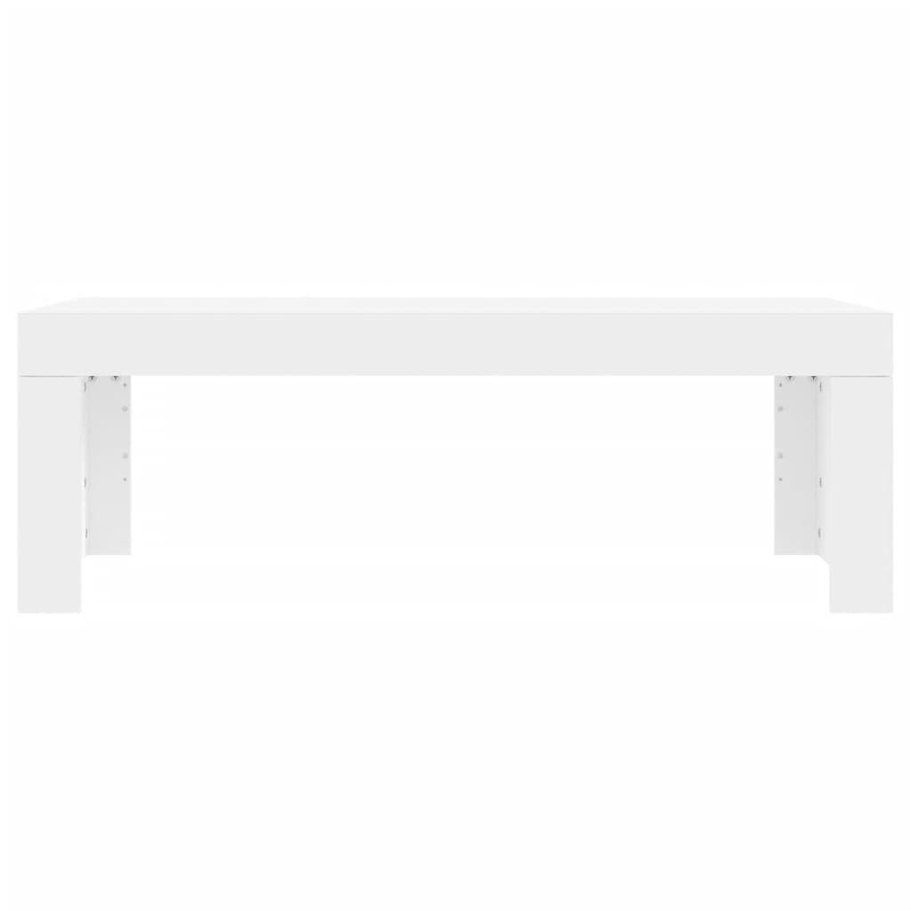 Couchtisch Weiß | cm Weiß Couchtisch Holzwerkstoff Weiß 102x50x36 vidaXL (1-St)