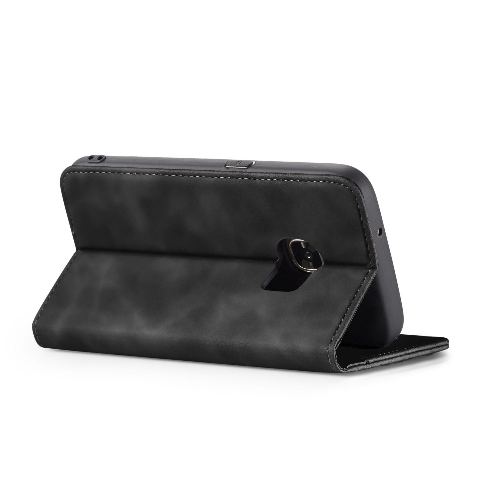 Tec-Expert Handyhülle Tasche Hülle für Samsung Galaxy S7 5.1 Zoll, 5.1, Cover Klapphülle Case mit Kartenfach Fliphülle aufstellbar