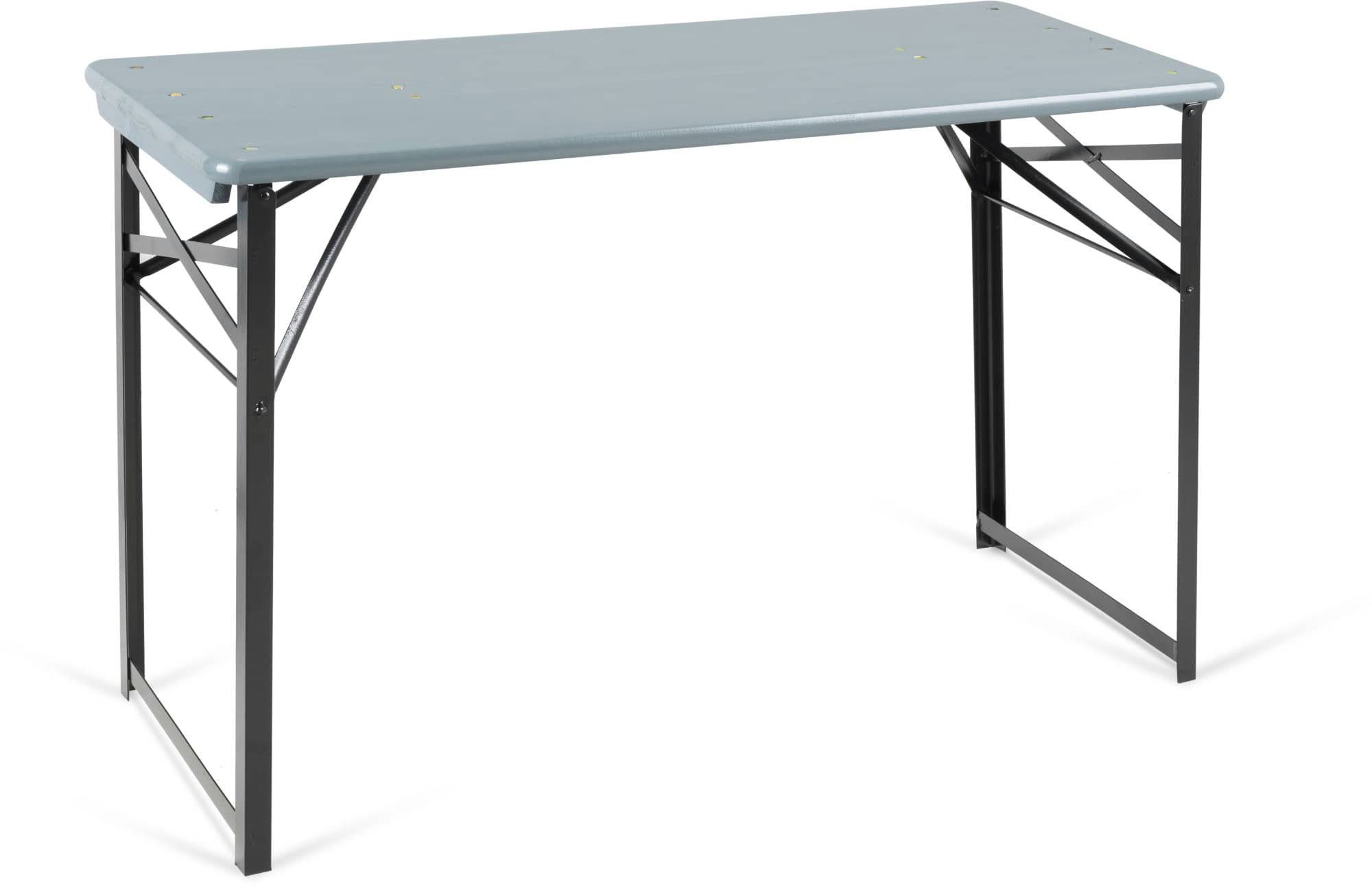 Stagecaptain Bierzeltgarnitur "Hirschgarten" kurzer Bierzelttisch 119 cm, (1-tlg), kann auch ebenso als Esstisch, Campingtisch & Beistelltisch dienen