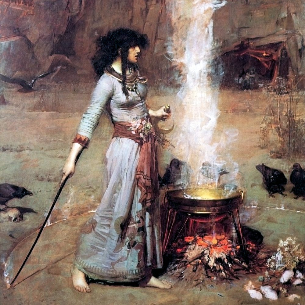 1art1 Poster John William Waterhouse Kunstdruck Bild - Der Magische