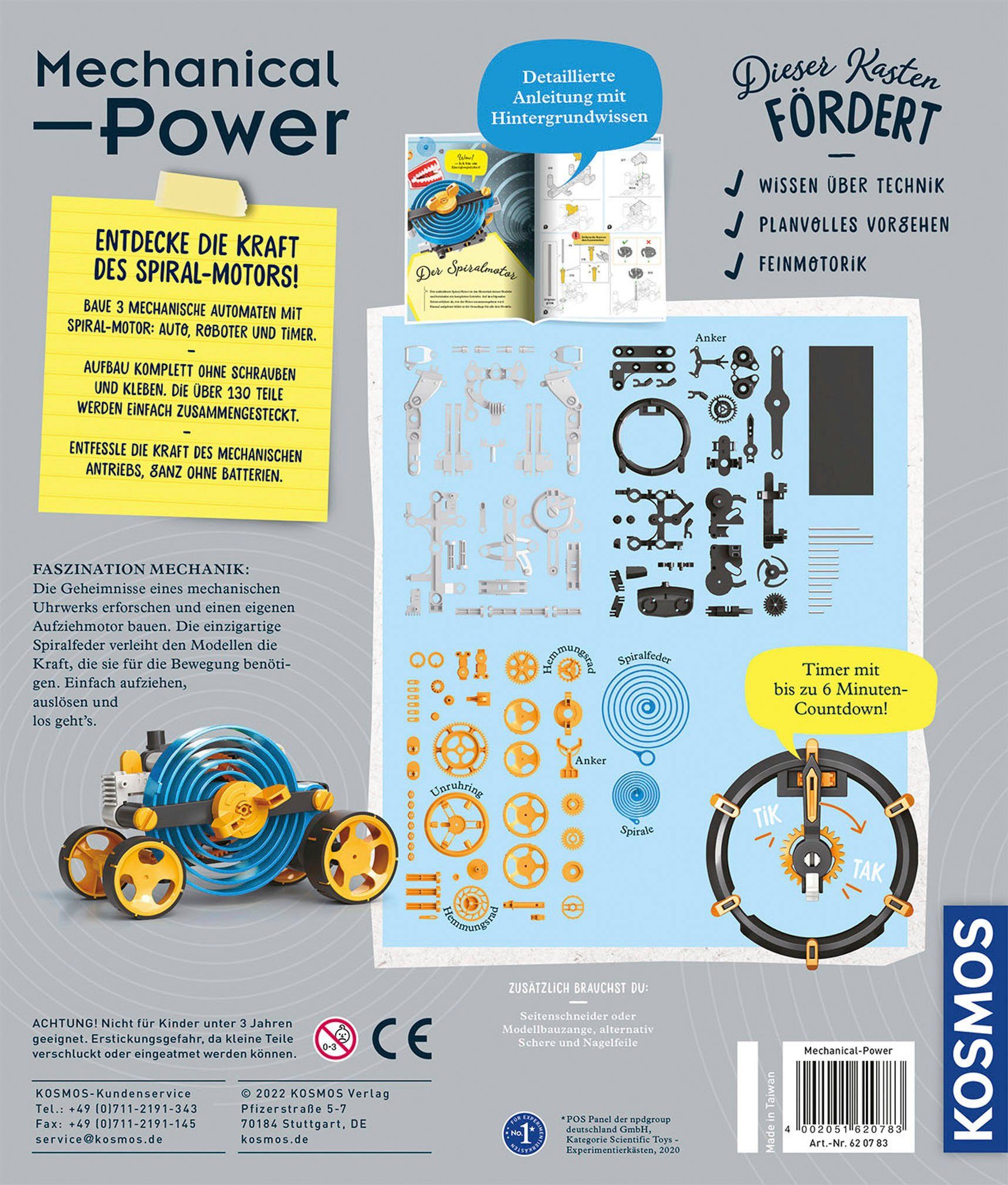 Kosmos Mechanical Power experiment box