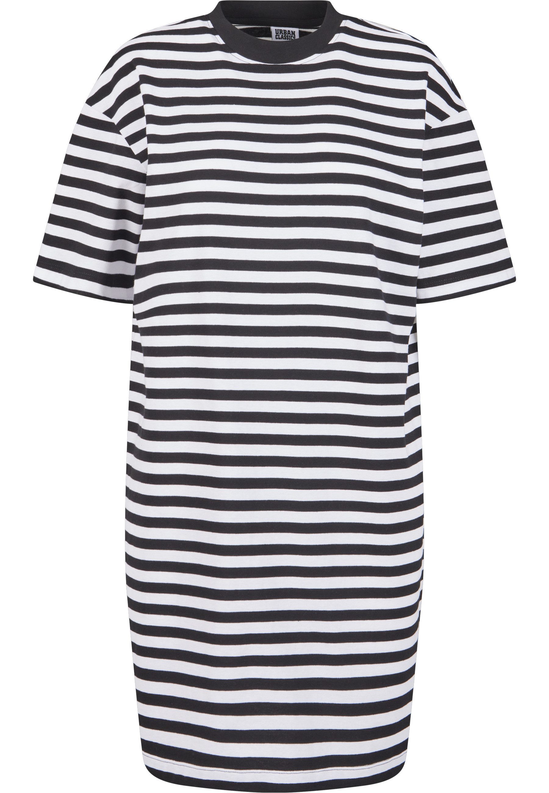 URBAN CLASSICS Shirtkleid Urban Classics Damen Ladies Oversized Striped Tee Dress (1-tlg)