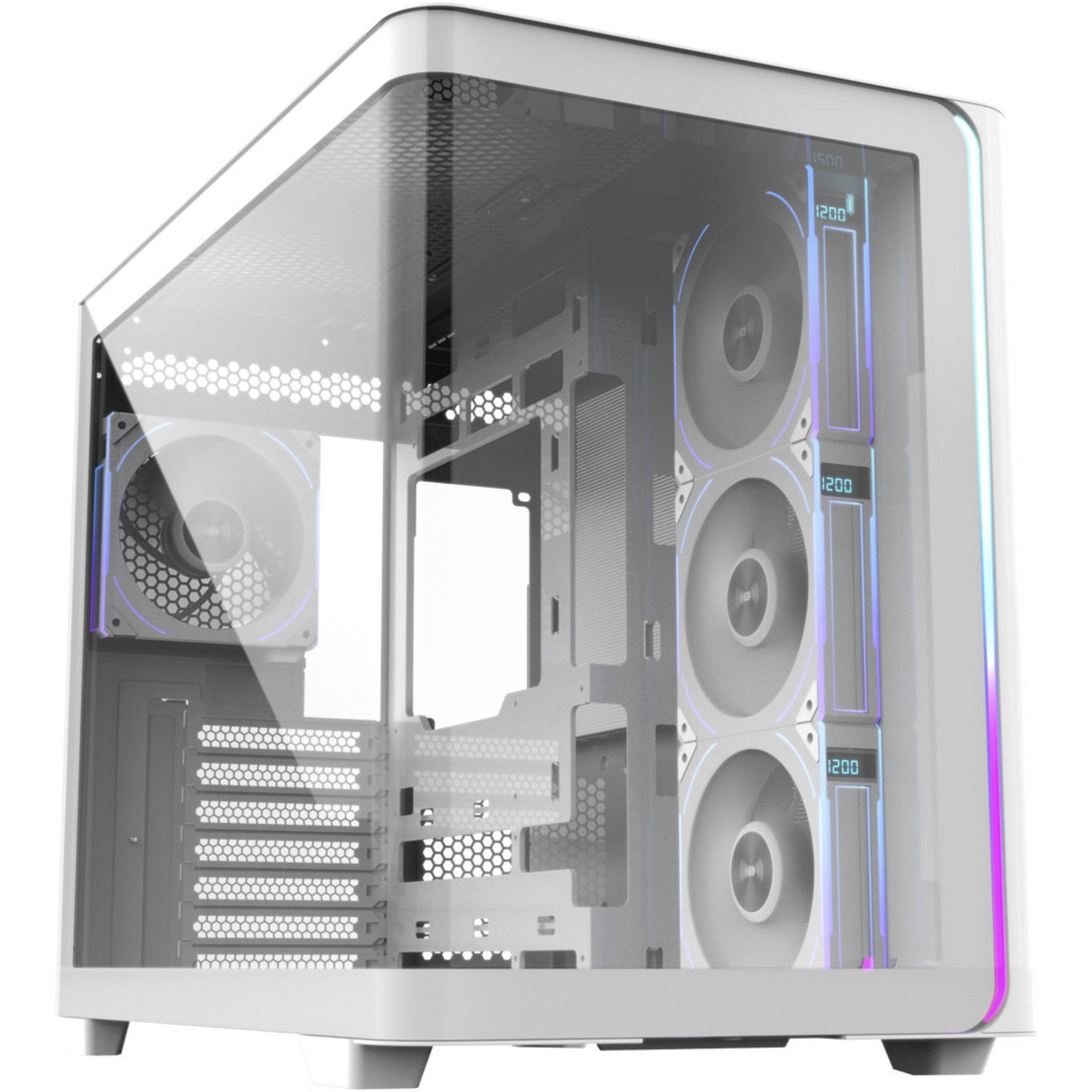 Fortron PC-Gehäuse FSP M580 Plus, Tower-Gehäuse, (Tempered Glass)