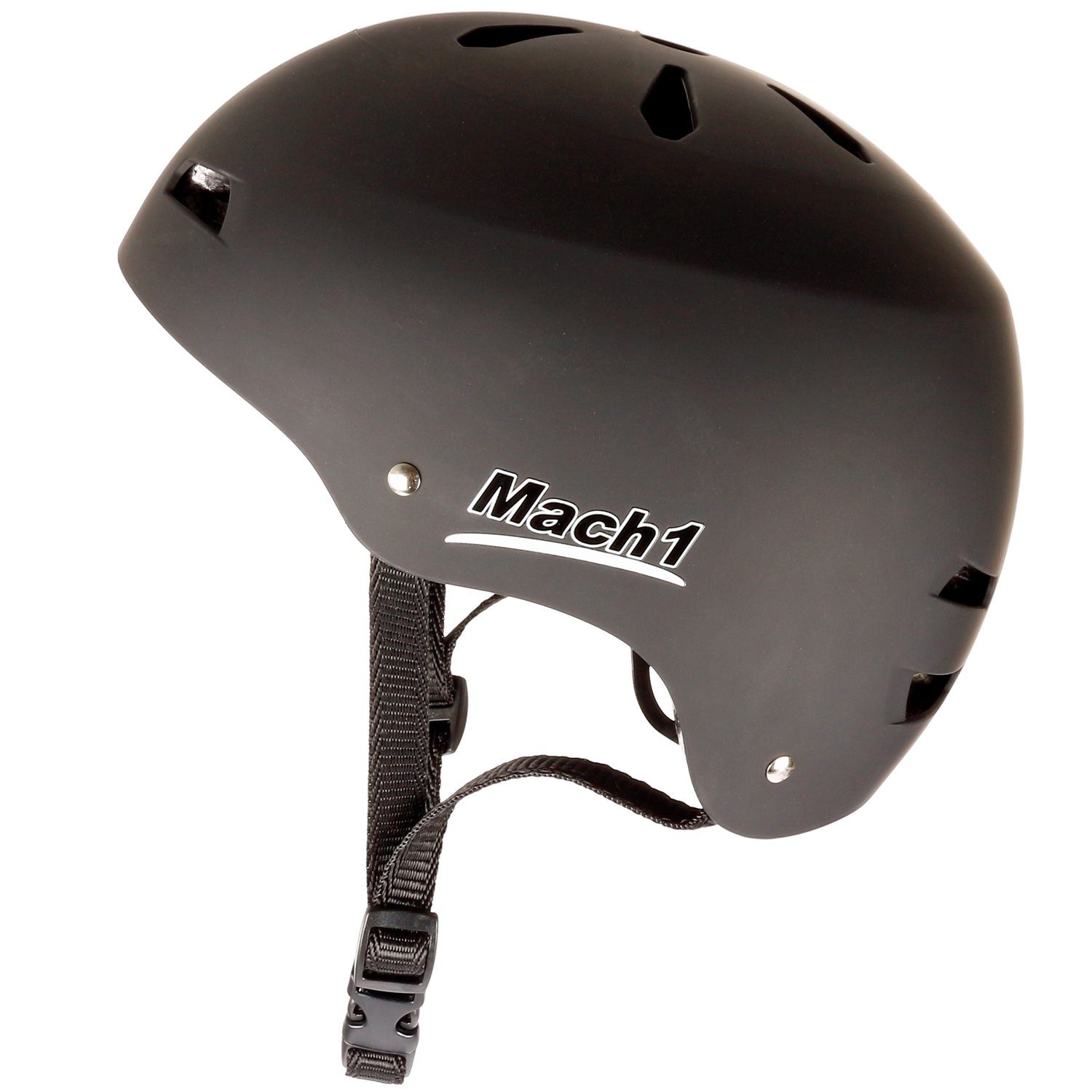 Mach1 BMX-Helm Mach1 Skaterhelm schwarz-matt, Kinder Helm