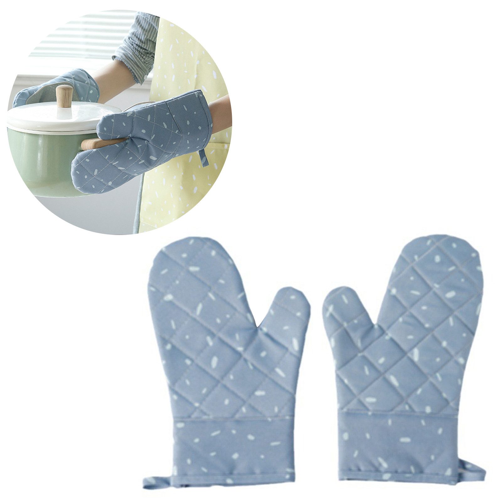 STILVORA Topfhandschuhe Silikon Backofenhandschuhe rutschfest hitzebeständi günstig online kaufen