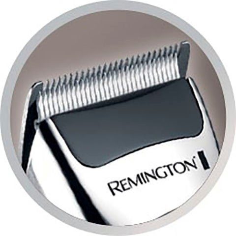 Remington Haarschneider Stylist, HC363C Herren 8 kabellos, Zubehör, Profi-Koffer -, inkl. für Kammaufsätze, 