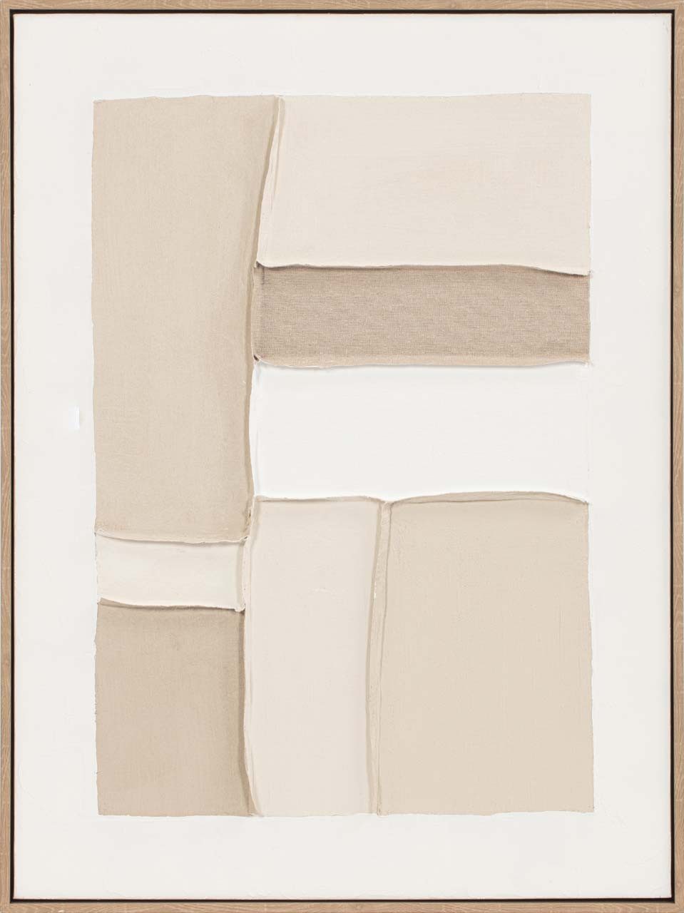 ArtUniverse Gemälde Shades of Sand 60 x 80 cm, Abstrakt