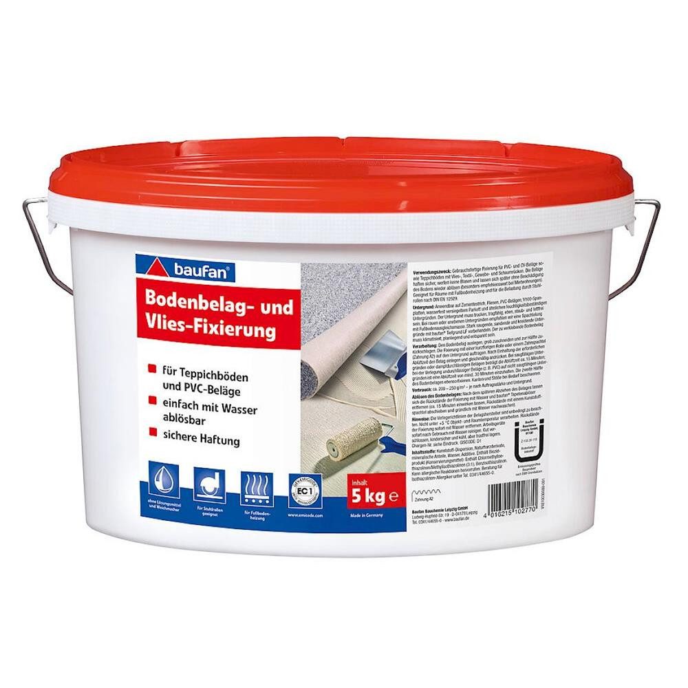 baufan® PVC-Kleber Bodenbelag- und Vlies-Fixierung Vliesfixierung Bodenbelagkleber
