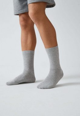 SNOCKS Tennissocken Hohe Sportsocken für Damen & Herren (4-Paar) aus Bio-Baumwolle, stylish für jedes Outfit