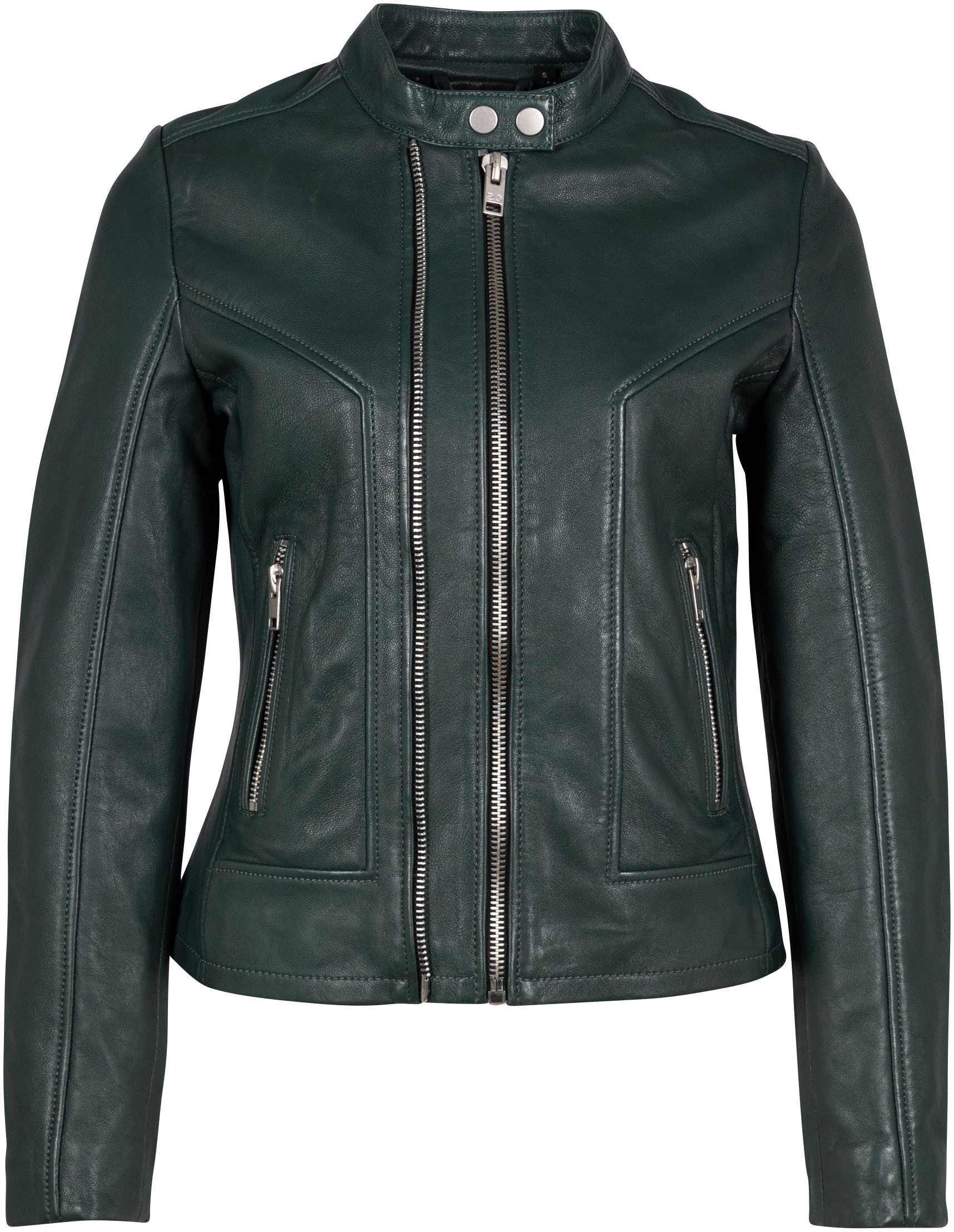 Mauritius Lederjacke G2WWeda SF mit Reißverschluss, Zierreißverschluss, Ste günstig online kaufen