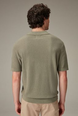 Next Poloshirt Regular Fit Trophy Pullover aus Baumwolle + Leinen (1-tlg)