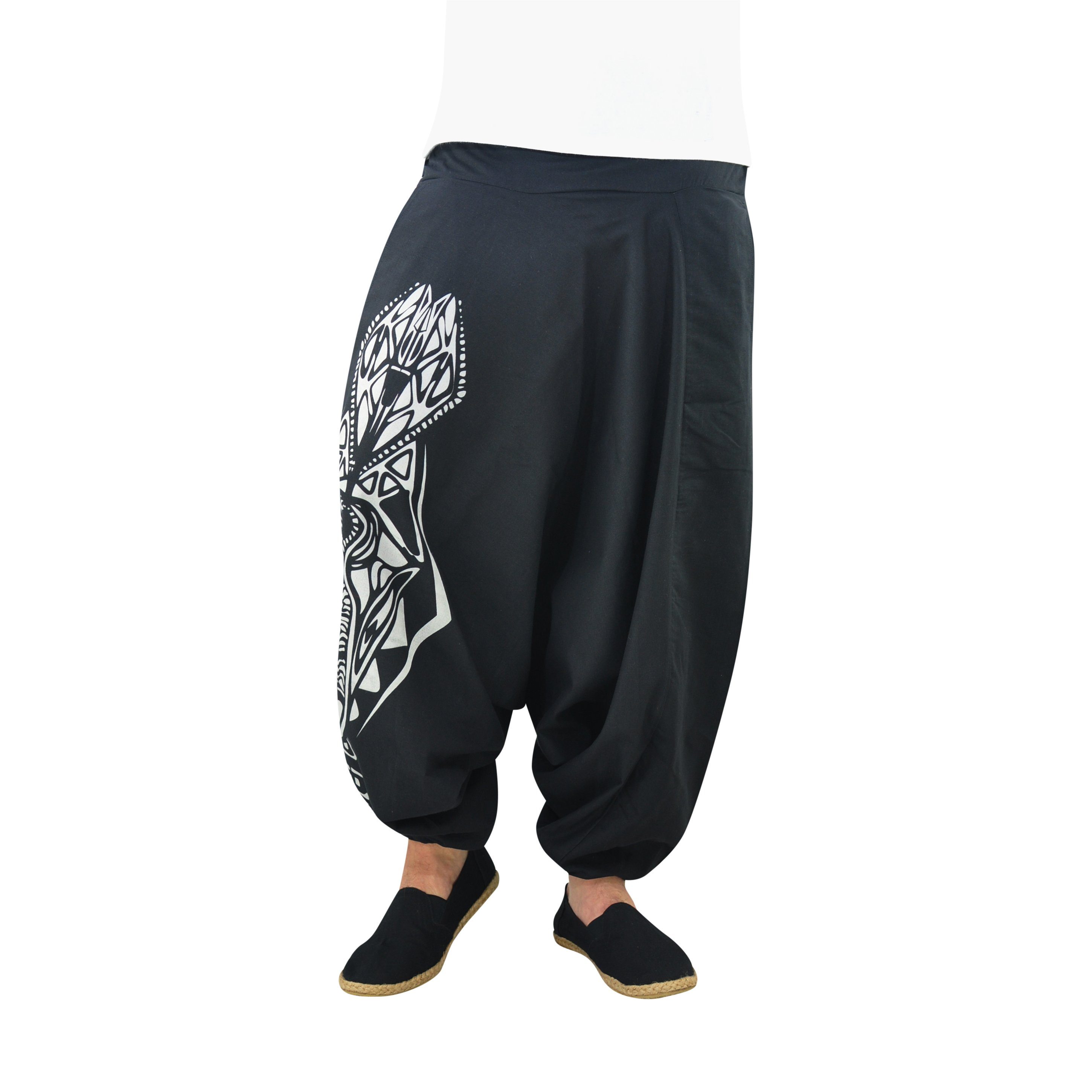 Haremshose Aladinhose Damen & Haremshose Herren, Baumwolle, Goa Hose Sommerhose