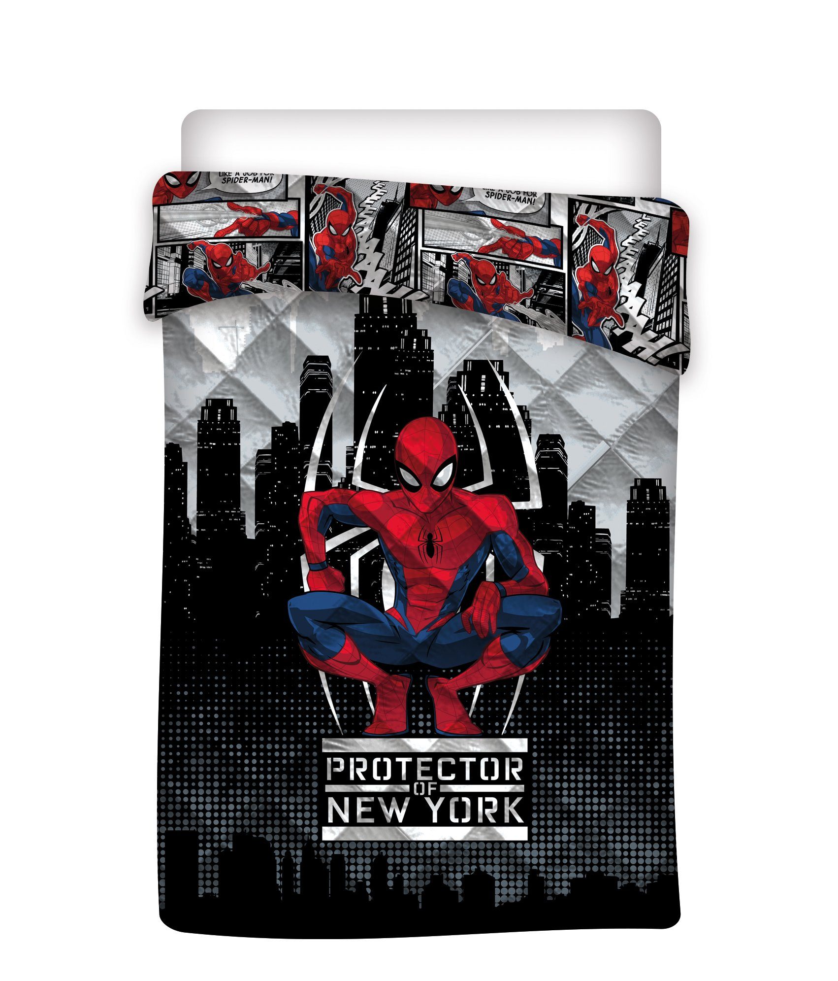 Deckenpullover Kinder MARVEL XXL Fleecedecke Comics-Motiv