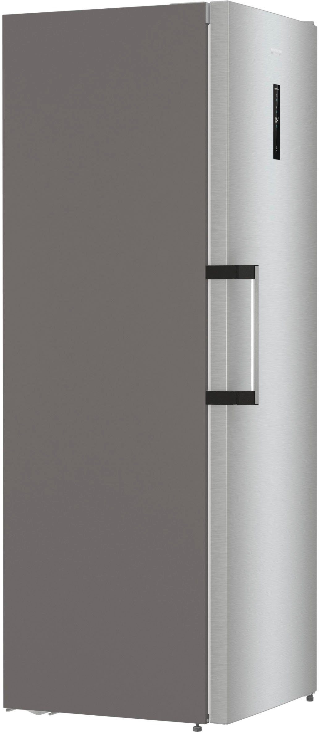 metallic Kühlschrank grau cm cm 59,5 breit 185 hoch, R619DAXL6, GORENJE