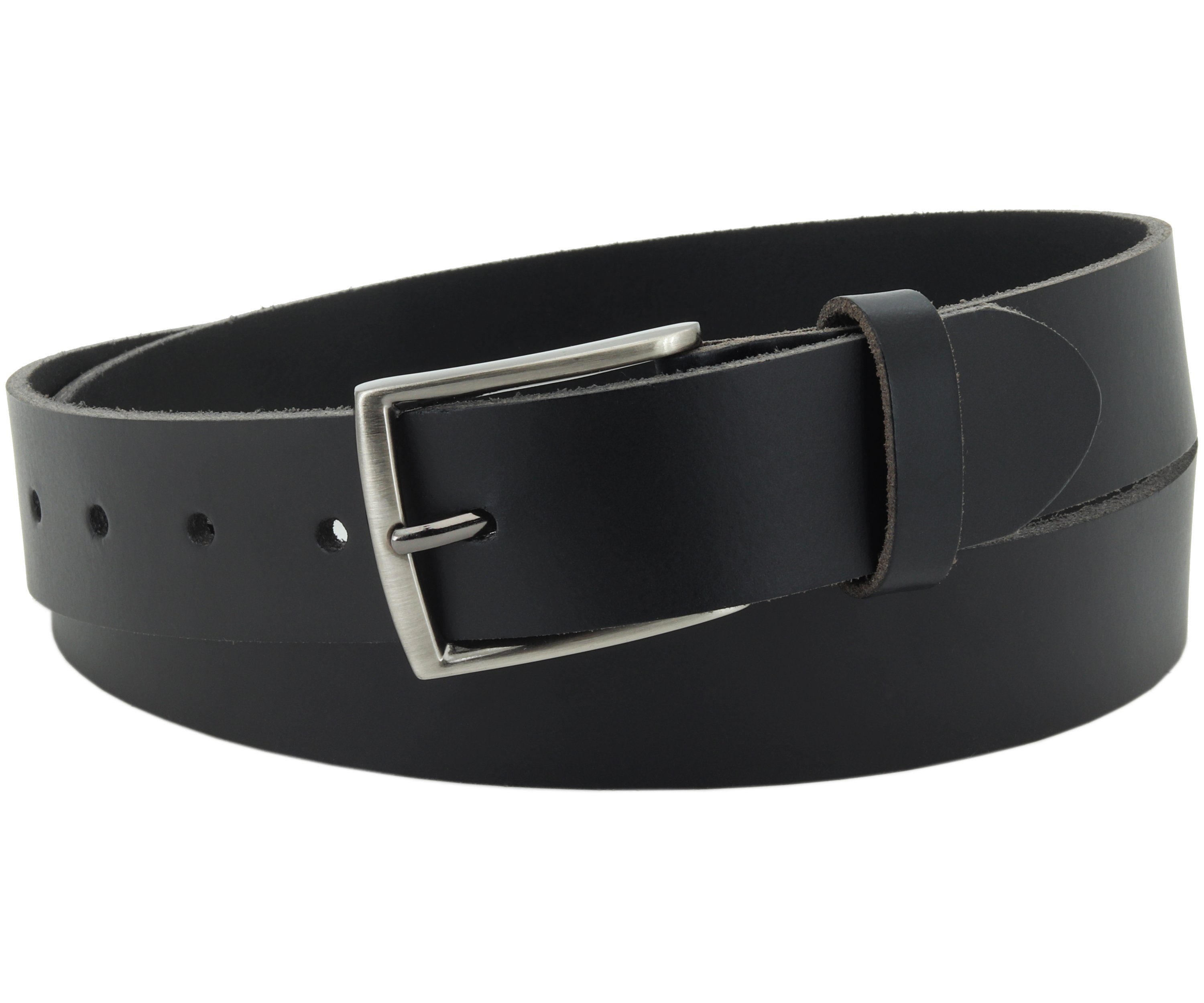 Ledergürtel OM422-PL-Schwarz