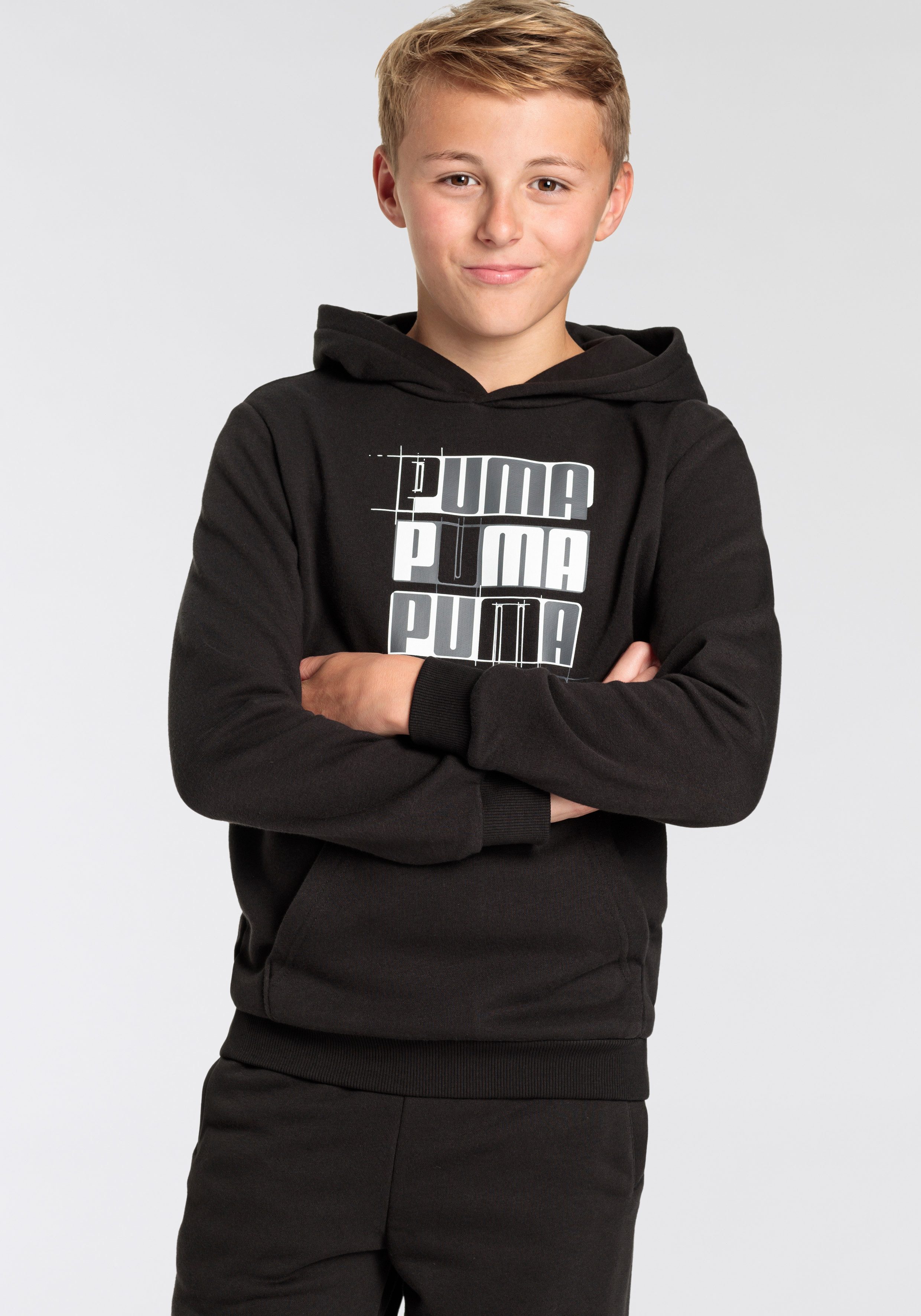 PUMA Kapuzensweatshirt ESS+ LOGO LAB HOODIE TR B (1-tlg)