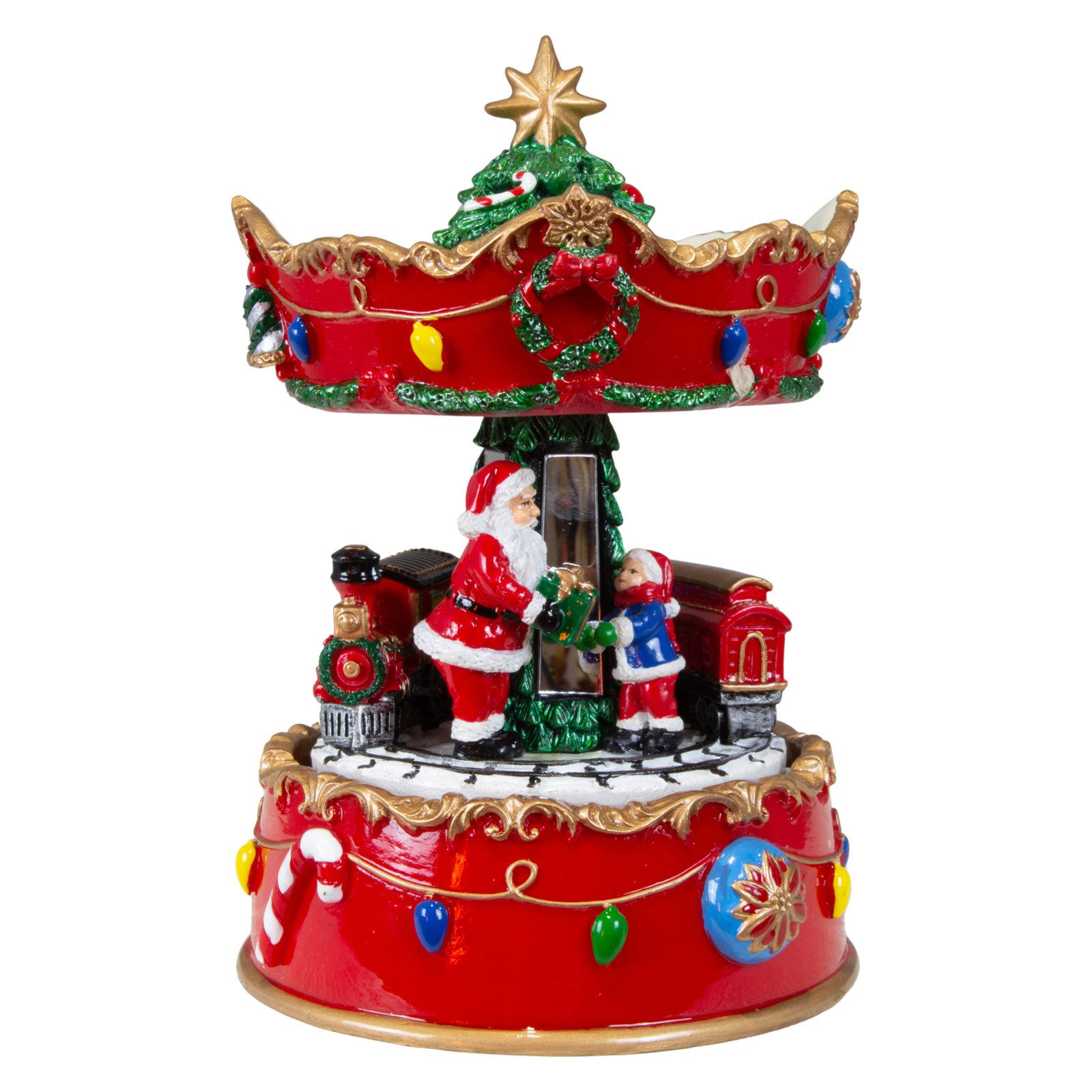 Christmas Paradise Spieluhr Spieluhr mit Santa und Kind 16cm, (1-tlg)