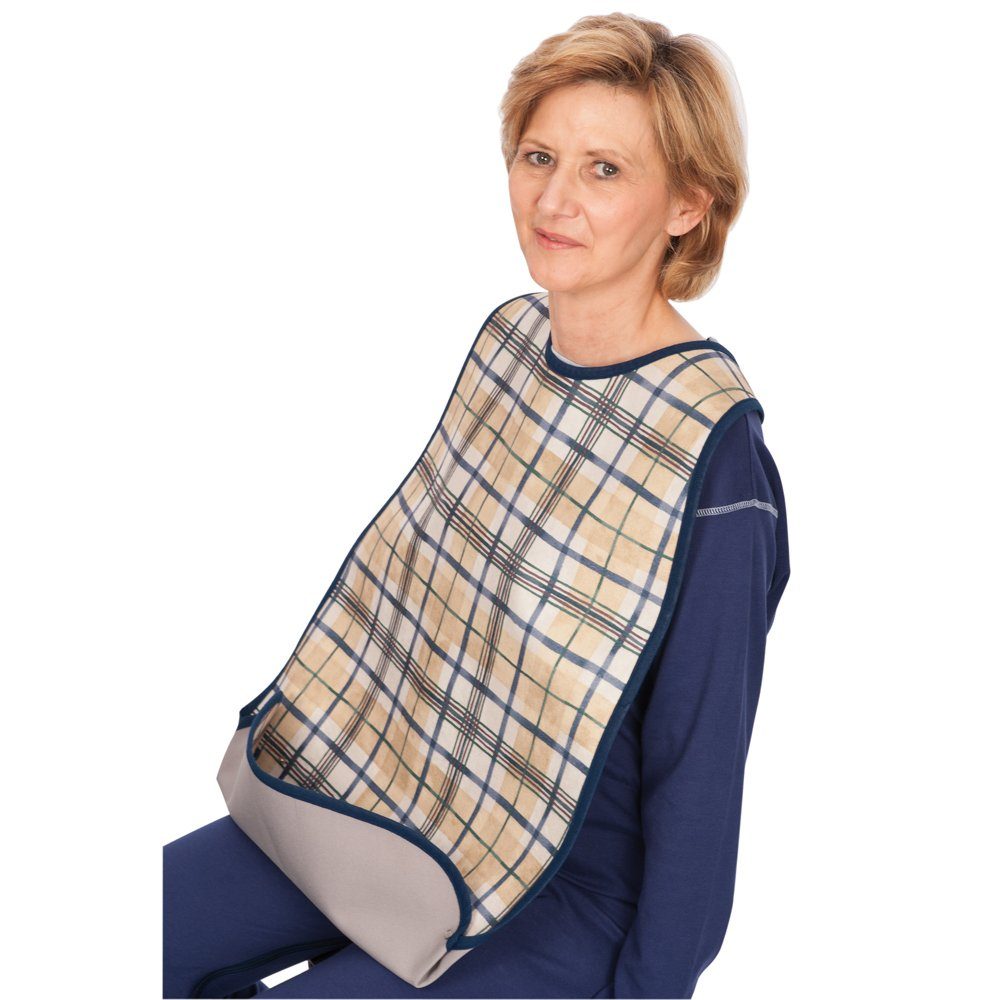 suprima Speiseschürze Suprima Ess-Schürze Polyester mit Auffang Schlaufe
