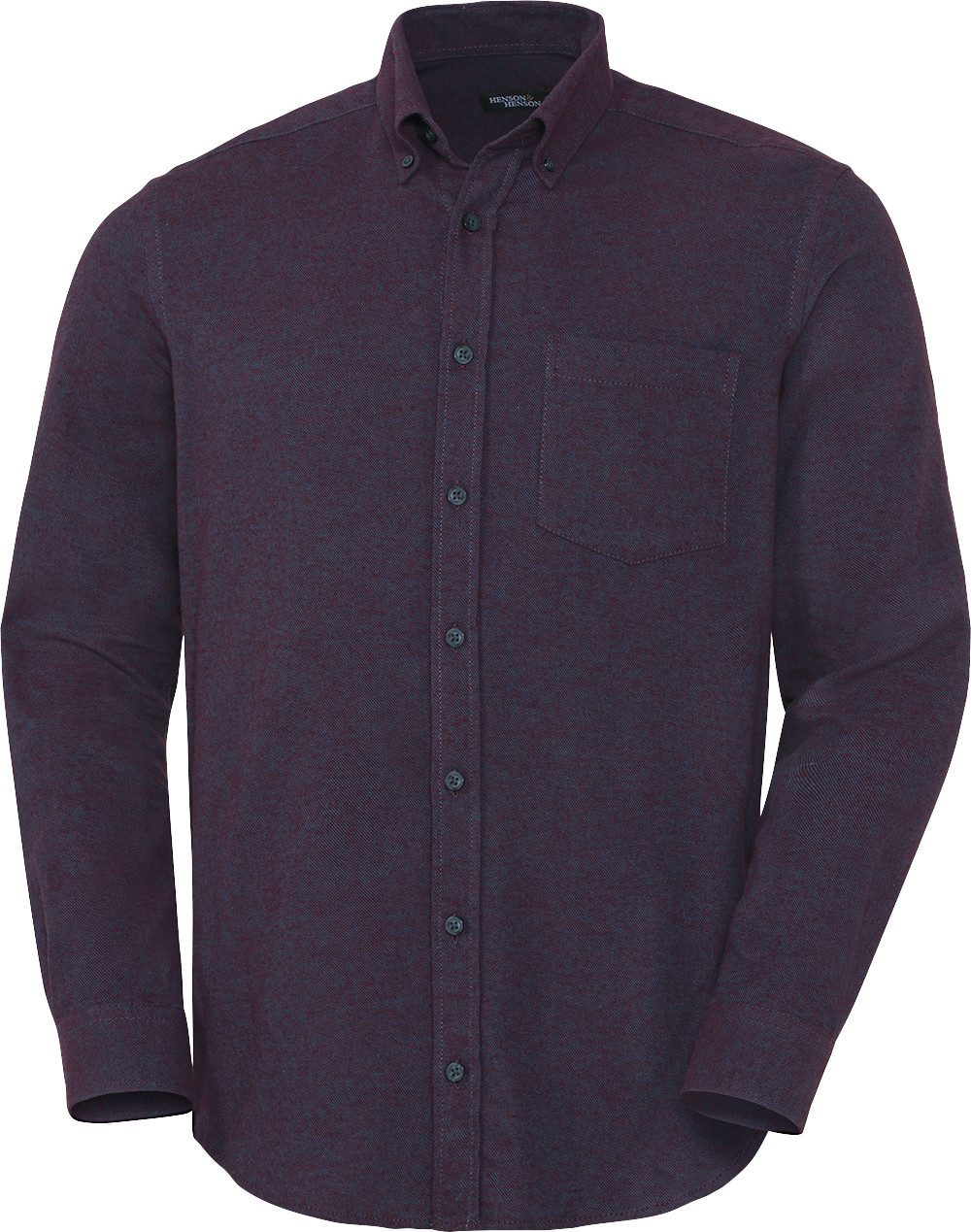 HENSON&HENSON Flanellhemd 100% weiche Baumwolle