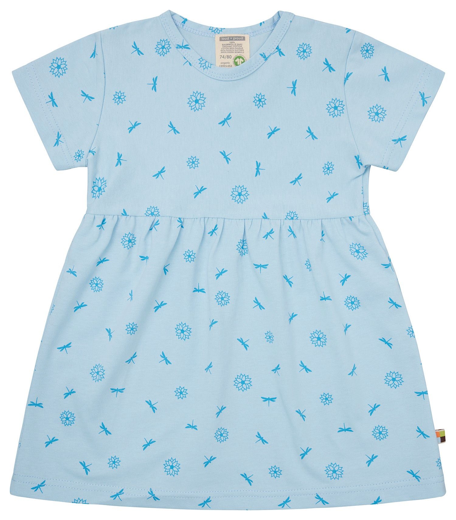 loud + proud Jerseykleid mit Druck Biobaumwolle