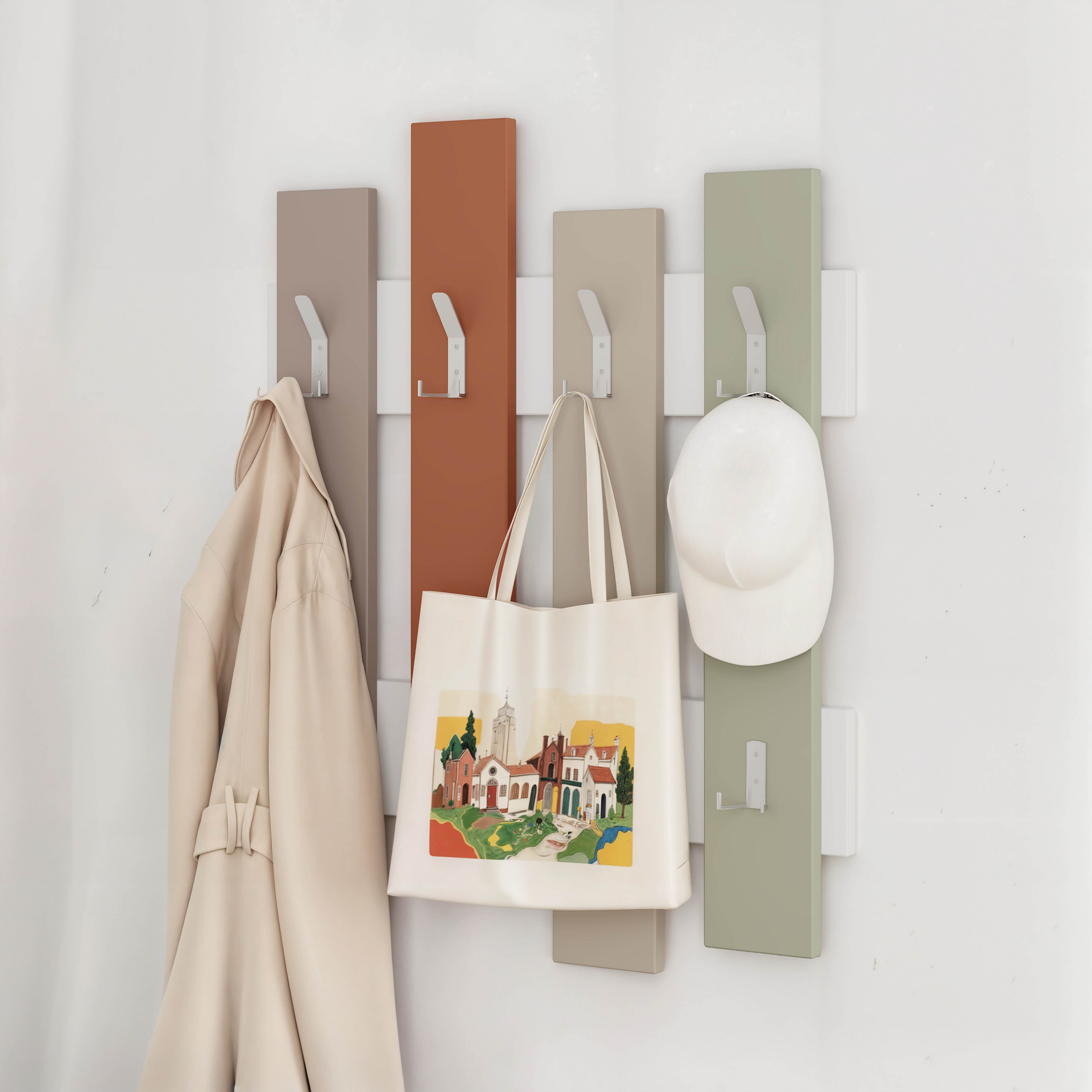 Decortie Wandgarderobe Wave, Aufhänger/ Hänger, 64 x 4 x 81 cm günstig online kaufen