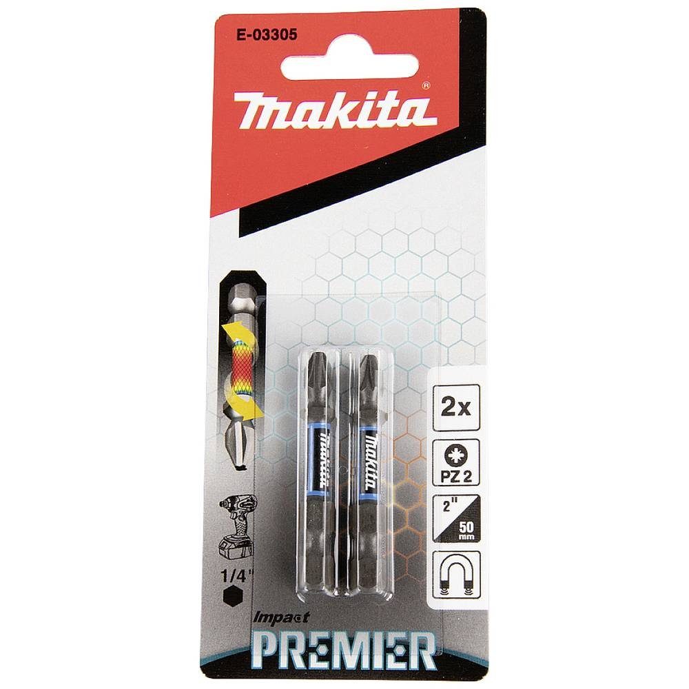 Thumbnail - Makita Bit-Set Torsion Bit PZ2-50 2Stk, Torsion Control Technologie