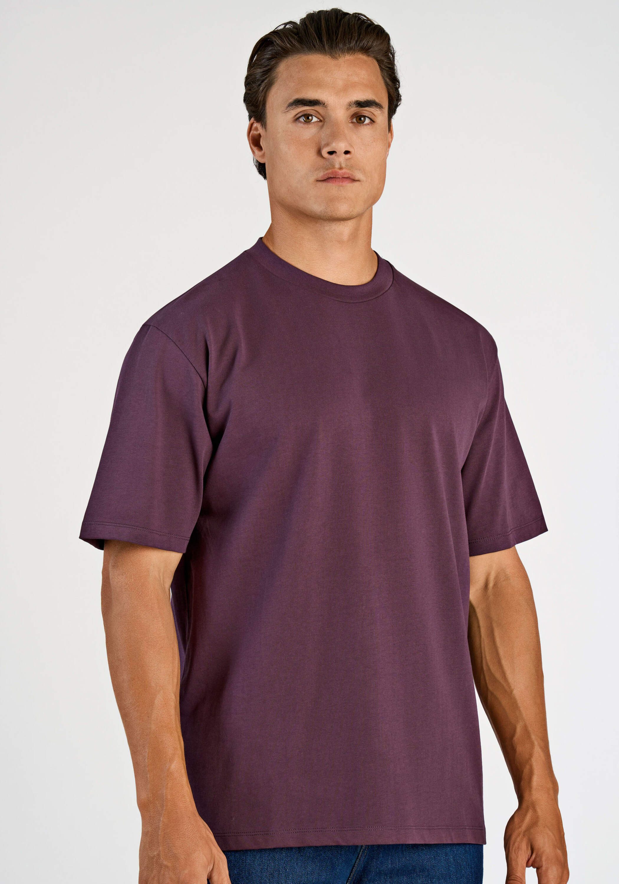 LINDBERGH Kurzarmshirt T-Shirt (Kurzarm) Oversize Fit