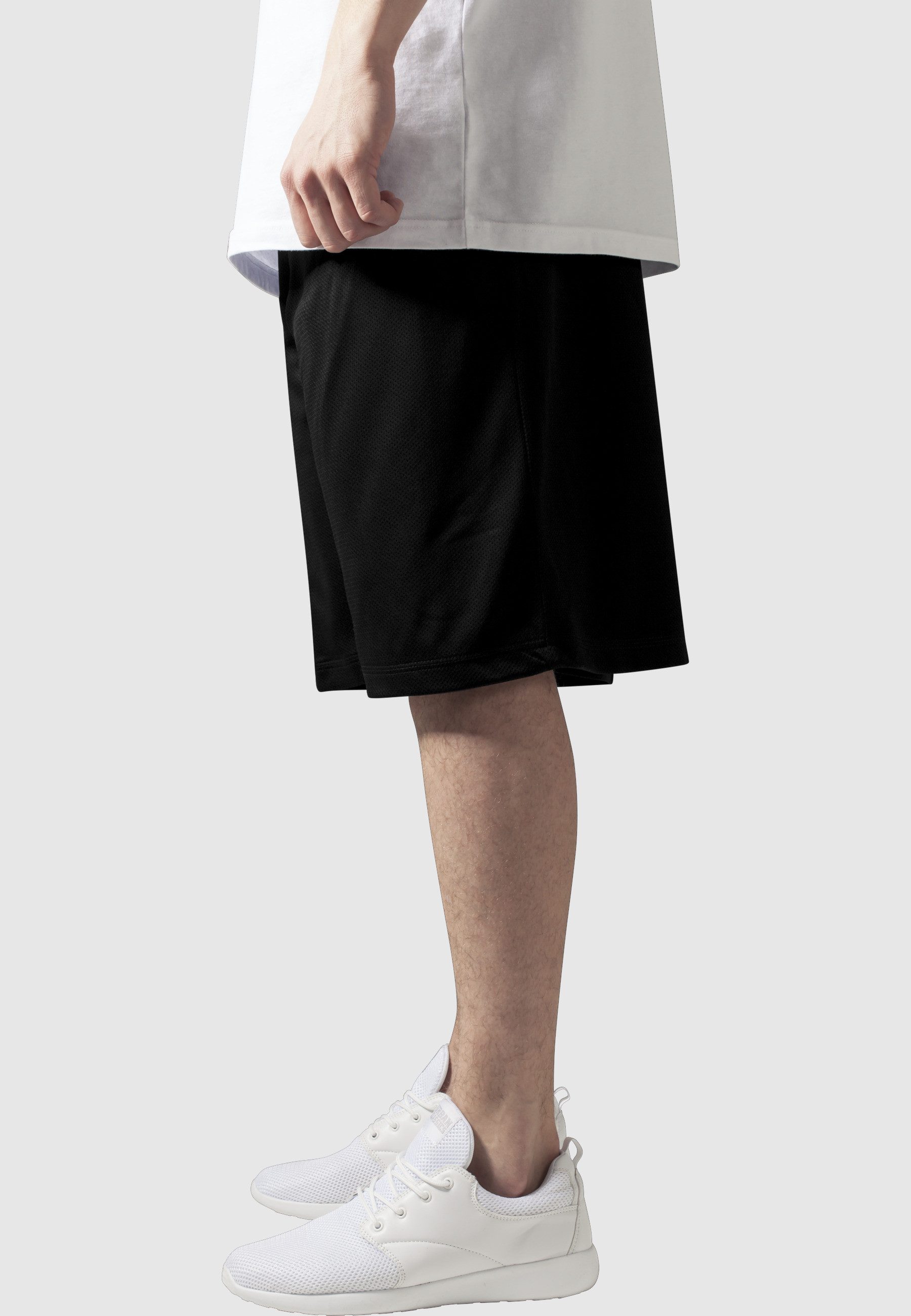 URBAN CLASSICS Stoffhose Urban Classics Herren Bball Mesh Shorts (1-tlg)