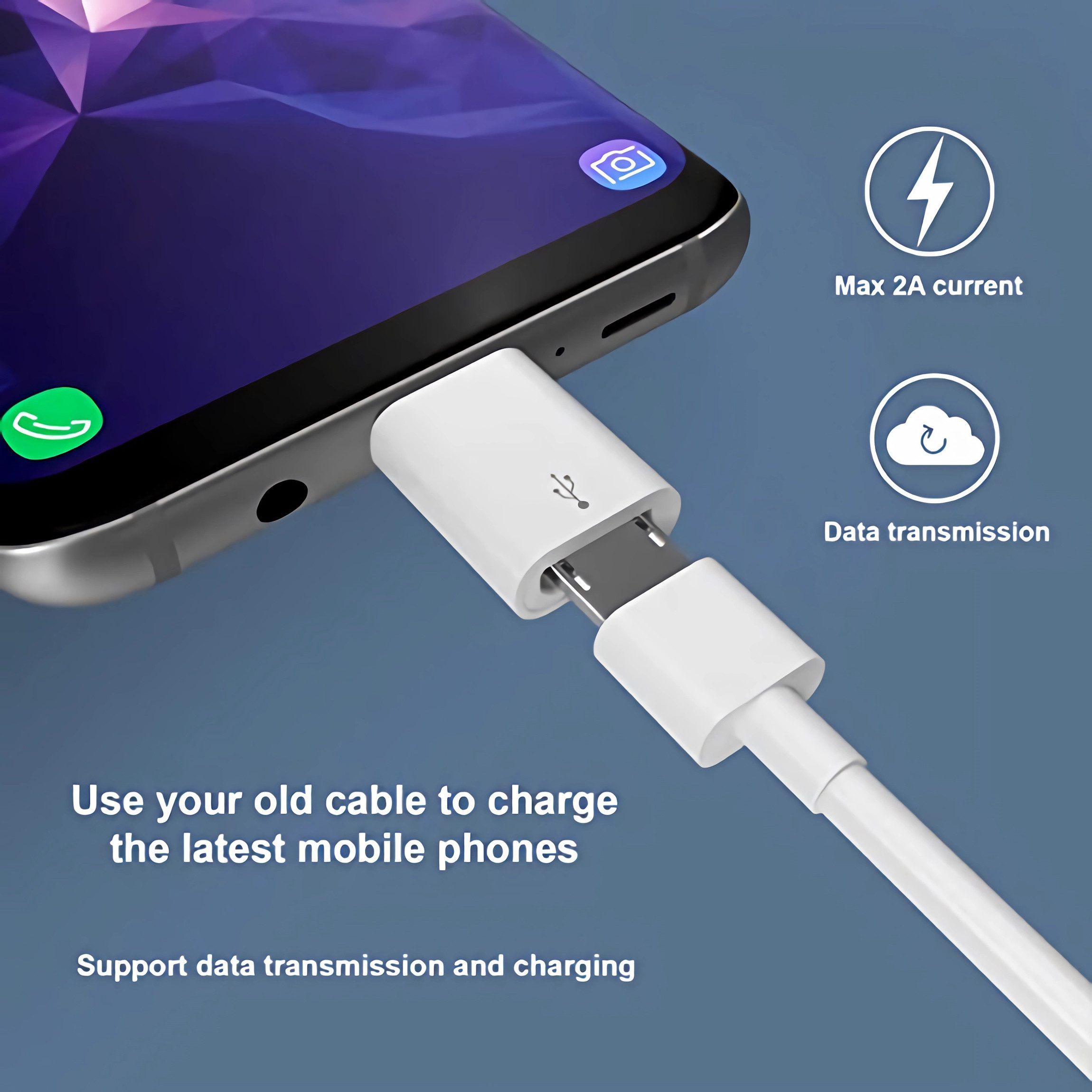 H46 USB 3.1 Typ C Stecker Auf Micro USB Buchse Adapter
