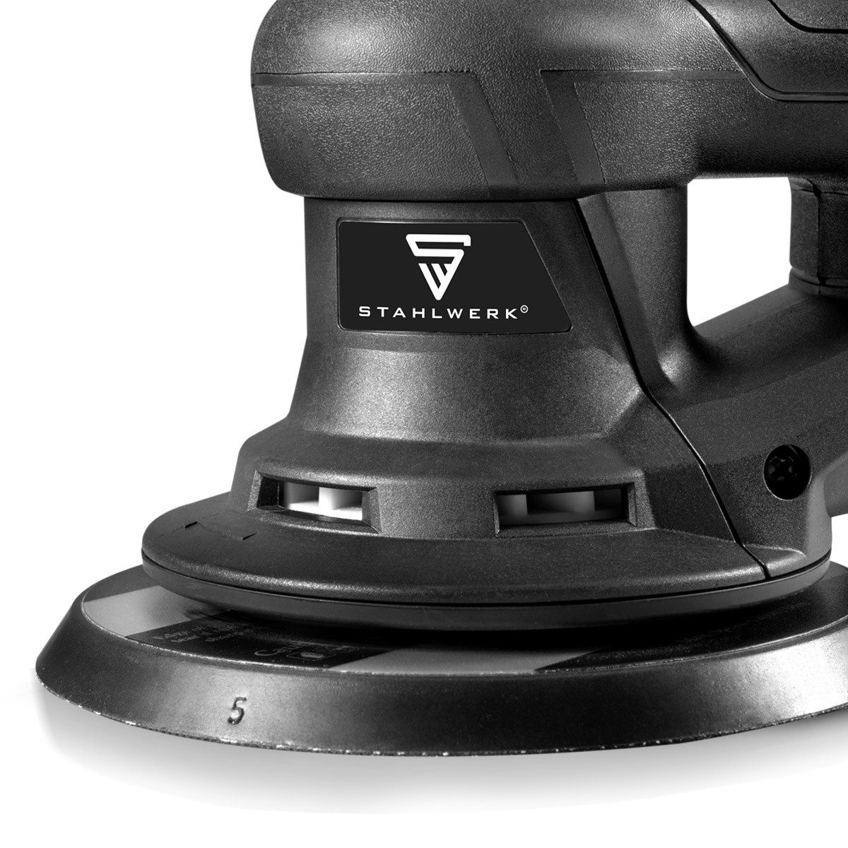 STAHLWERK Exzenterschleifer ES-150 ST Brushless Rotationsschleifer Handschleifer 350 Watt, max. 10000 U/min, (Packung, 1 tlg)