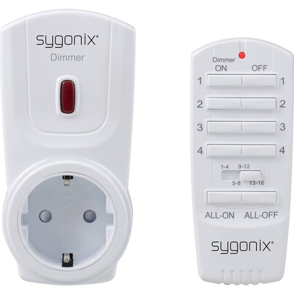 Funk-Steckdosendimmer-Set Smart-Home-Steuerelement Sygonix RSL