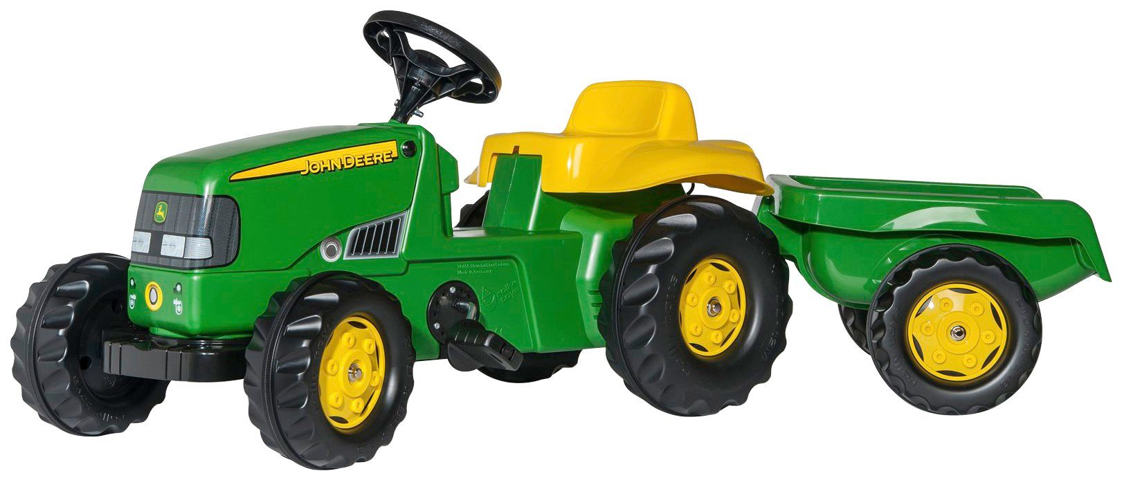 rolly toys® Trettraktor John Deere, mit Trailer