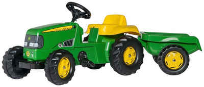 rolly toys® Trettraktor John Deere, mit Trailer