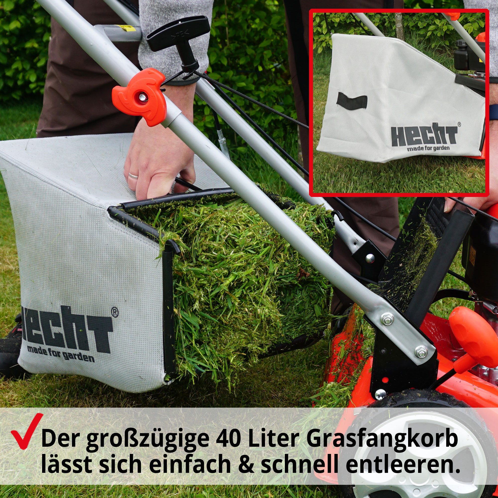 Hecht Benzinrasenmäher 541 SW mit Radantrieb, günstig online kaufen
