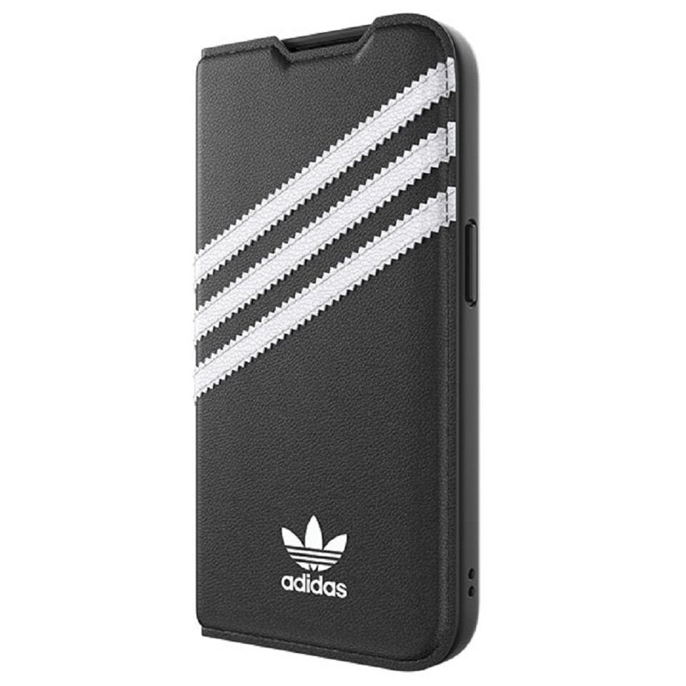 adidas Performance Handyhülle Case Bookcase iPhone 14 Pro schwarz Logo Kunststoff 50196 6,1 Zoll, Kantenschutz