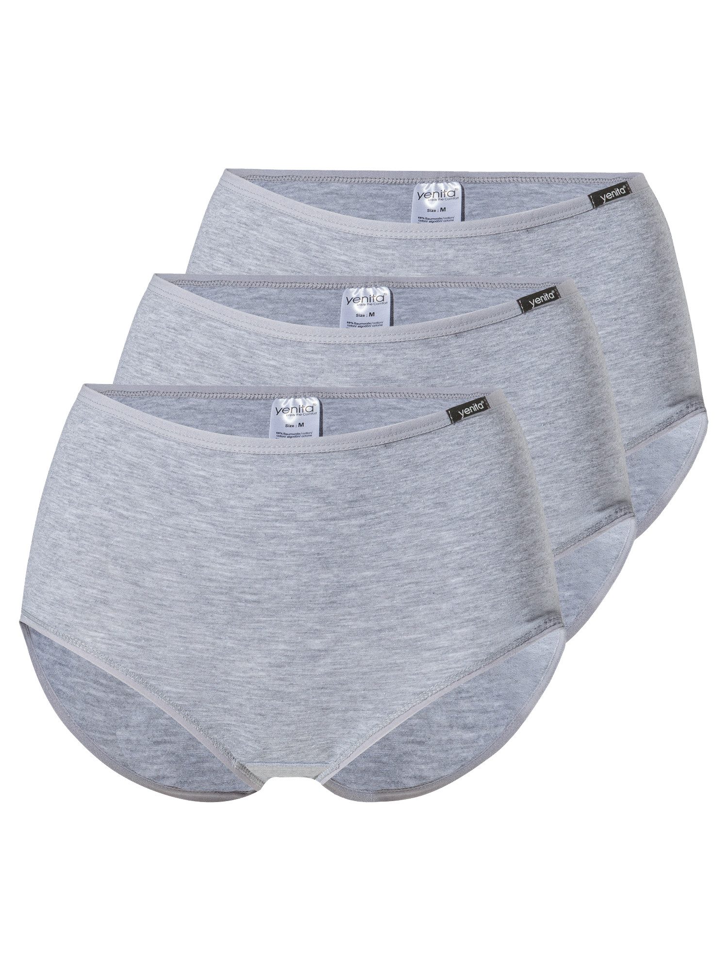 Yenita® Slip Modern-Collection (3-St) in weicher Baumwoll-Stretchqualität
