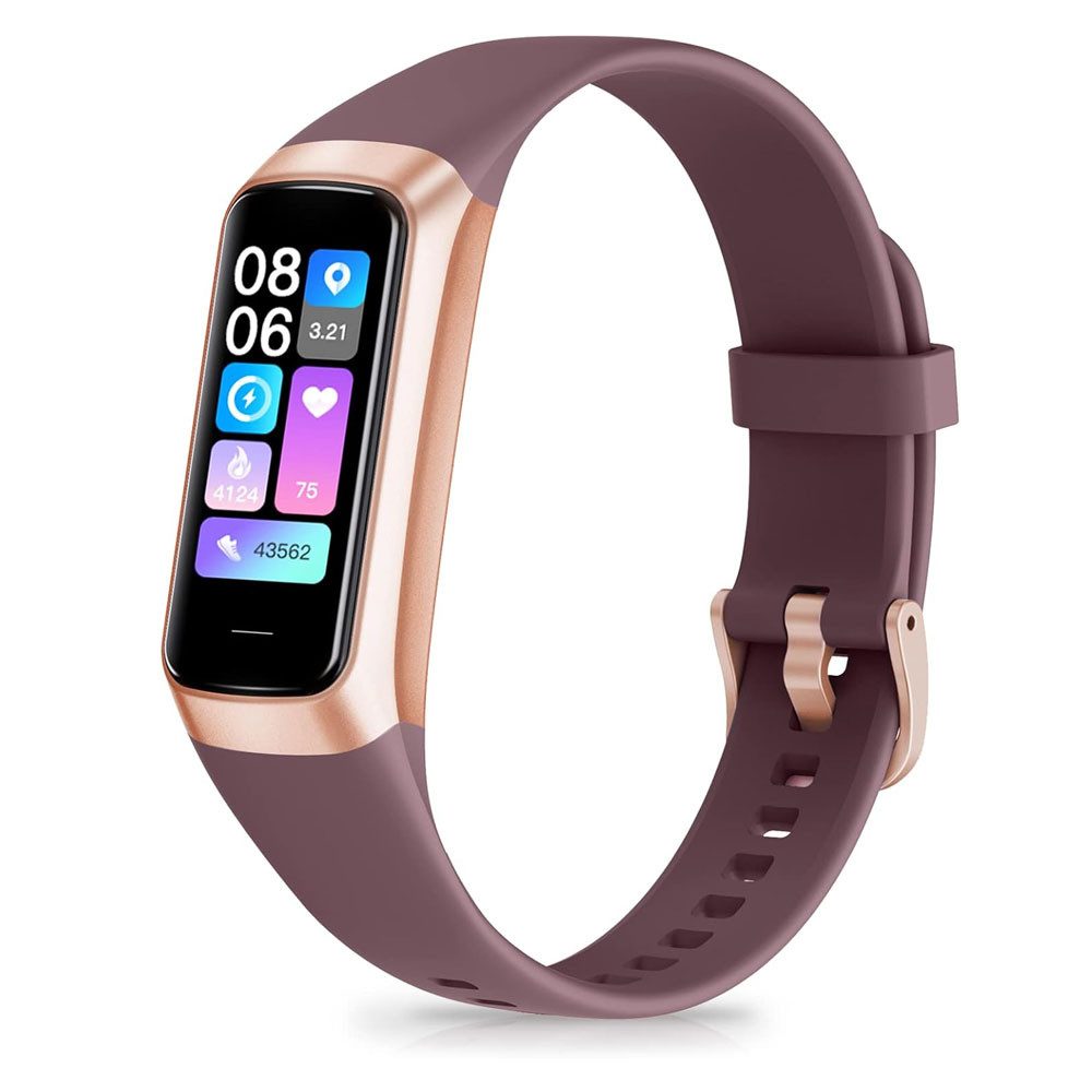 AFKSMILE Fitness Tracker Smartwatch Herren Damen, Wasserdicht Fitnessuhr Smartwatch, Aktivitätstracker mit 24h Herzfrequenz, Schlaf, Blutdruck Monitor