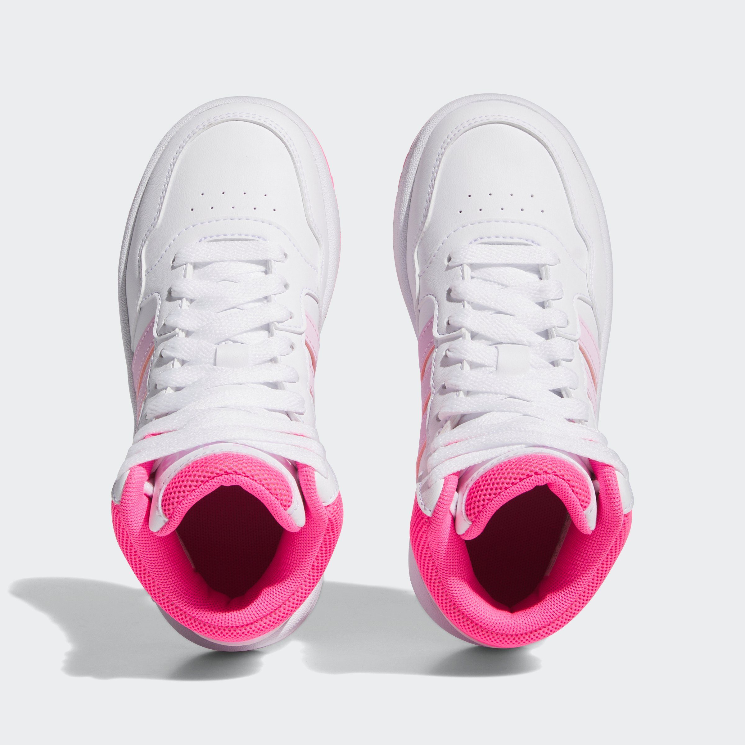 Sneaker Sportswear weiß-rosa adidas MID HOOPS
