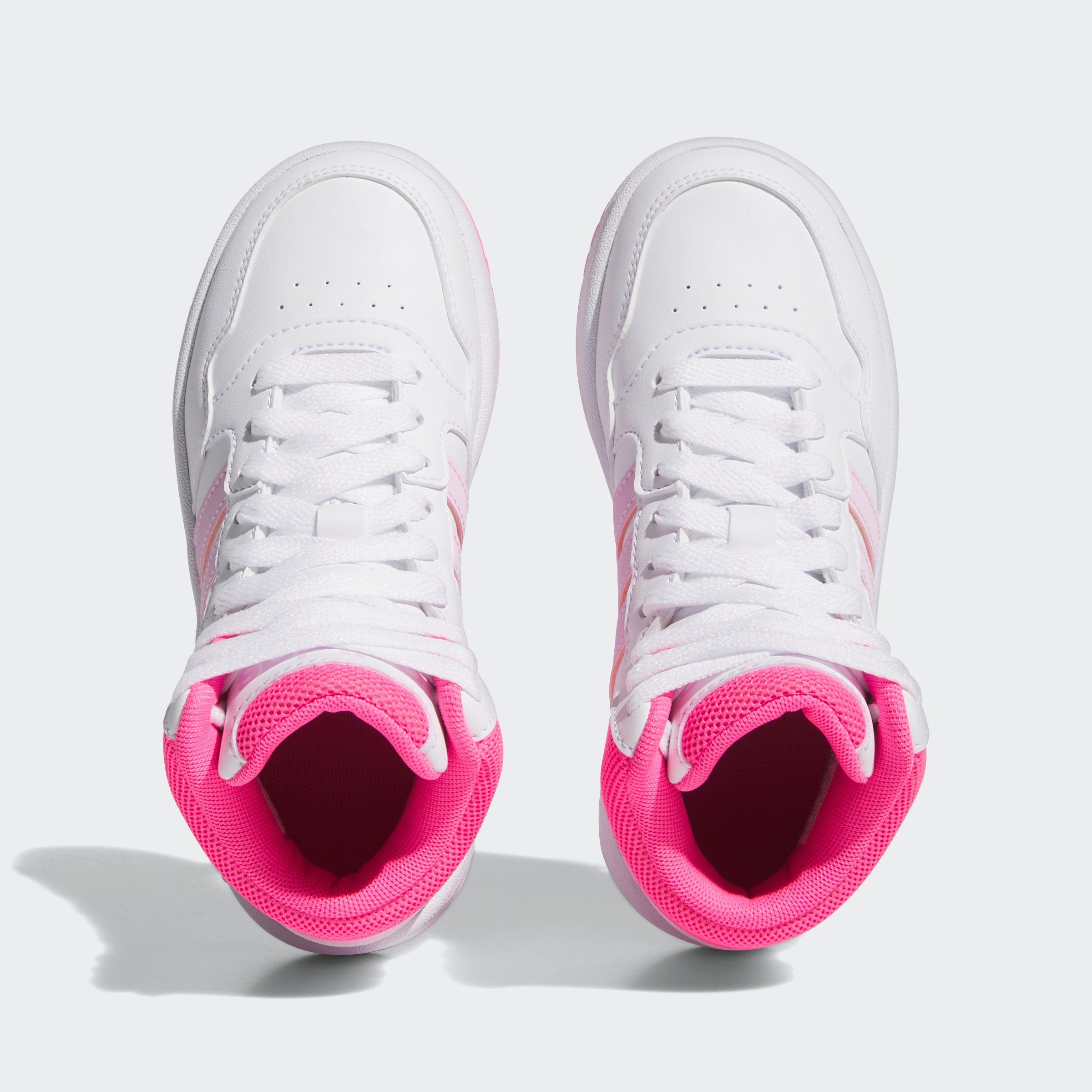 adidas Sportswear HOOPS MID weiß-rosa Sneaker