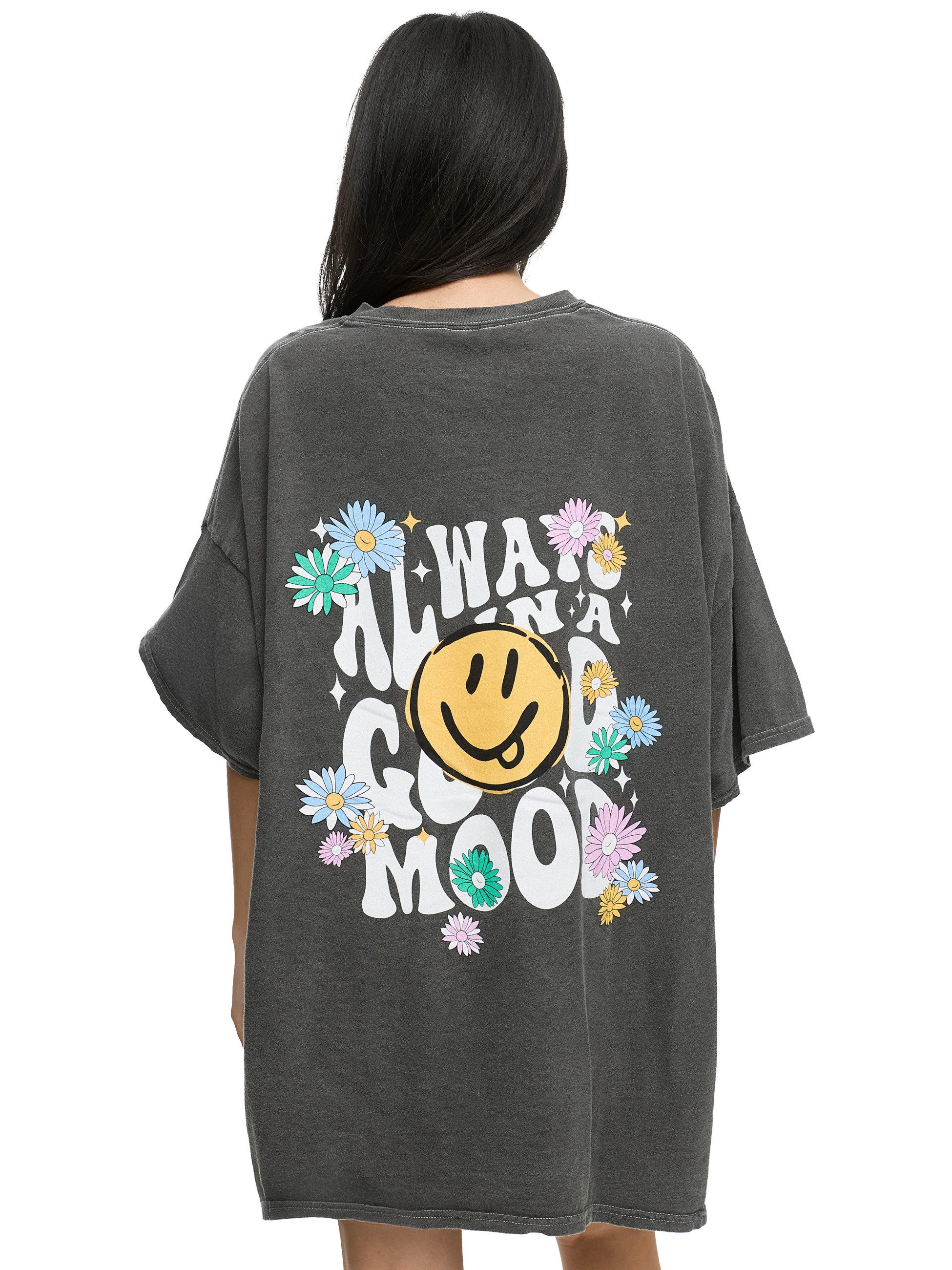Worldclassca T-Shirt Worldclassca Oversized Print SMILE günstig online kaufen