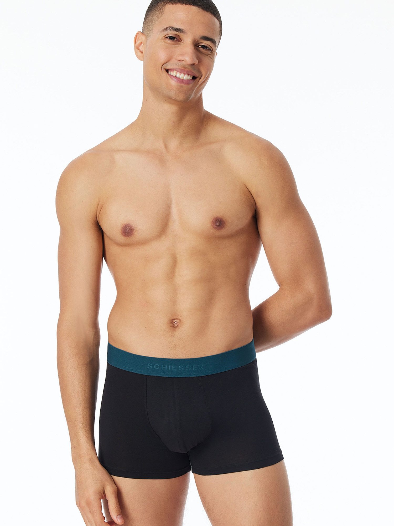 Schiesser Trunk 955 Multi (3-St) Retro-Boxer retroshorts boxershorts