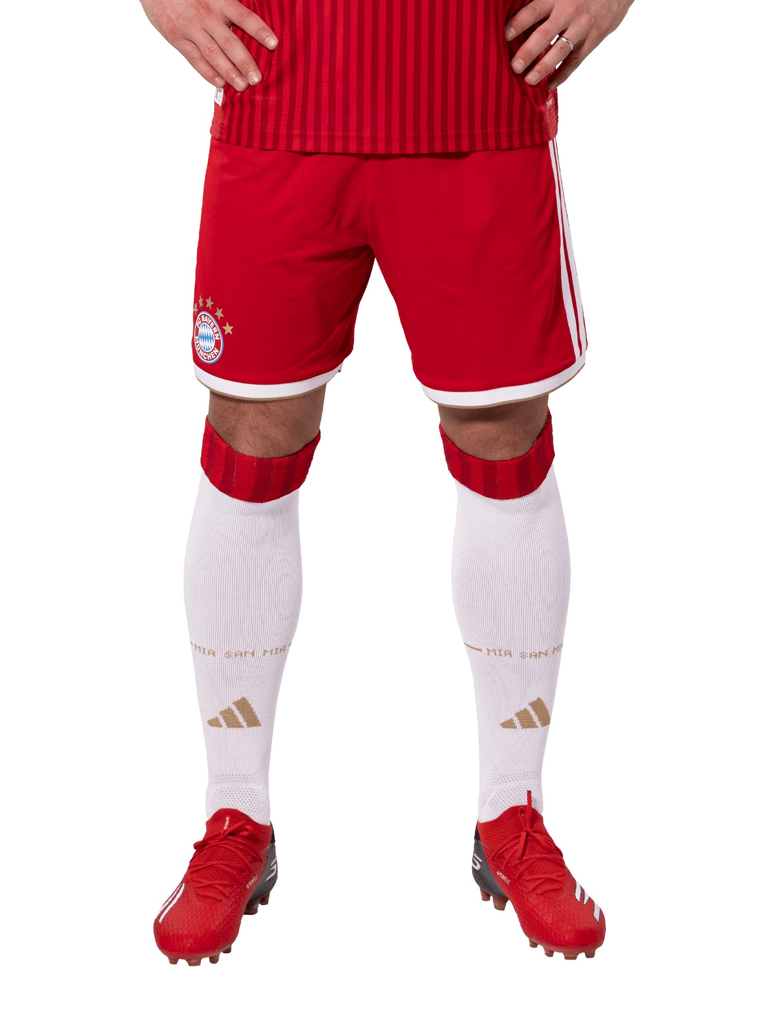 adidas Performance Shorts FC Bayern München, Authentic Short Home 26-27, Herren, Rot