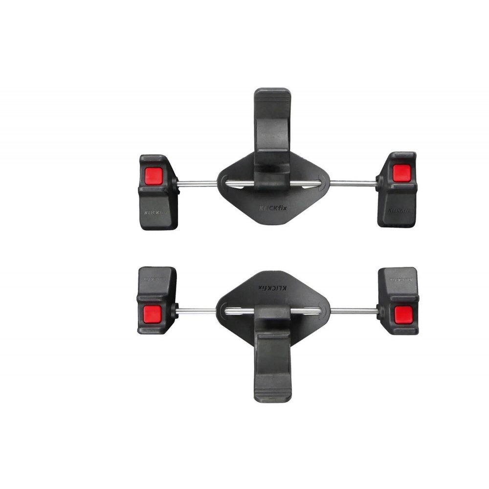 KlickFix Fahrradkorb City Korb 2 Korbklip Korb robust schwarz – Bild 4 von 5