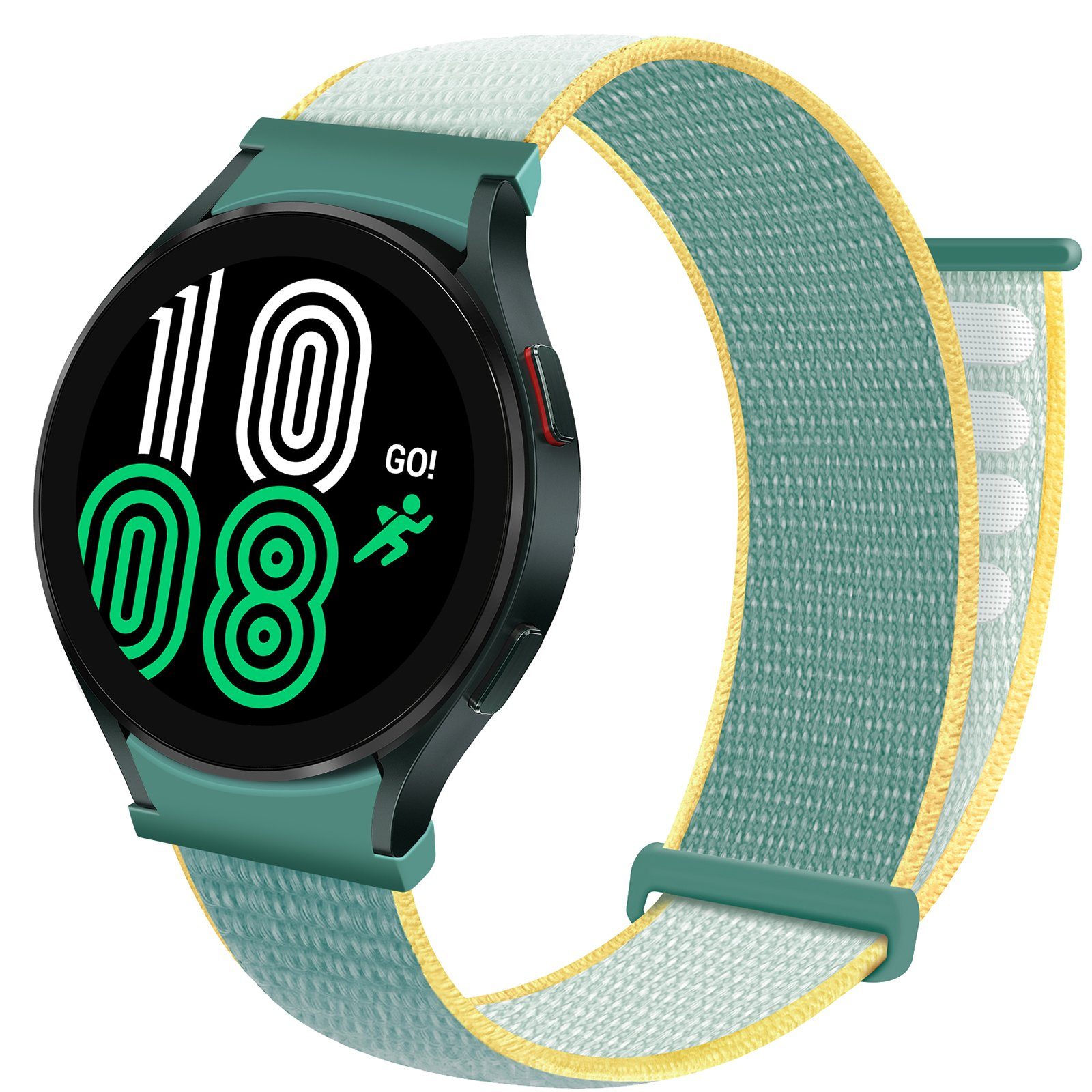 für 4 Smartwatch-Armband buckle watch watch Nylon ELEKIN Samsung Farben galaxy 42/44/46mm Armband Sonnige magic