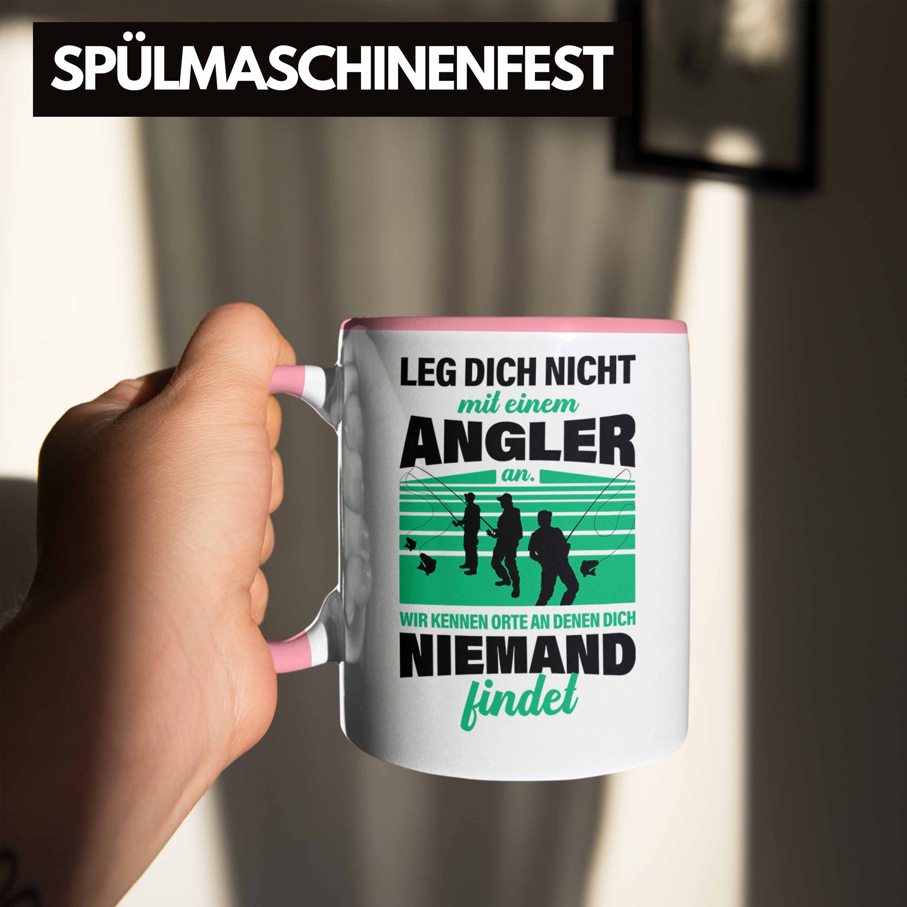 Tasse Fischer Angeln Rosa Trendation Männer für für Geschenkidee - Geschenk Lustig Becher Spruch Trendation Tasse Angler